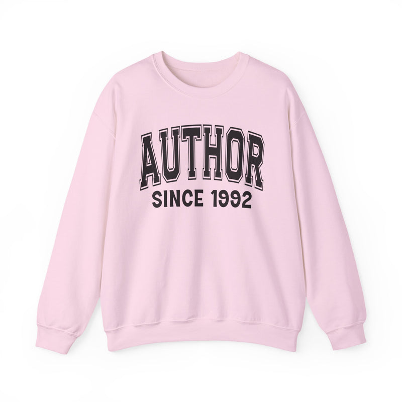 Author Personalization Sweatshirt — Add Your Special "Since Date"