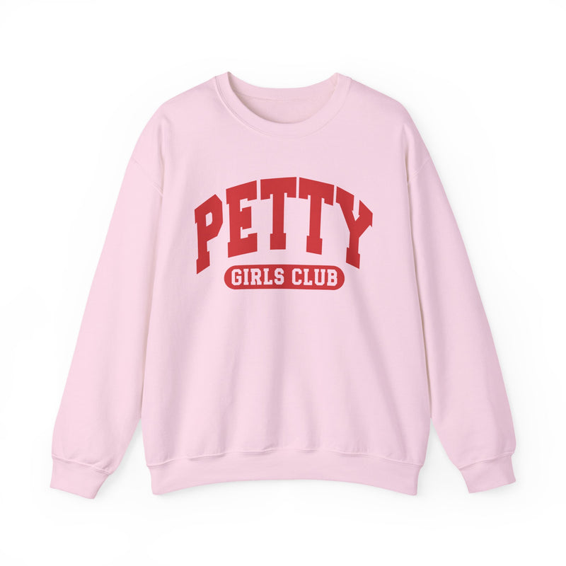 Petty Girls Club — Retro Collegiate Sweatshirt