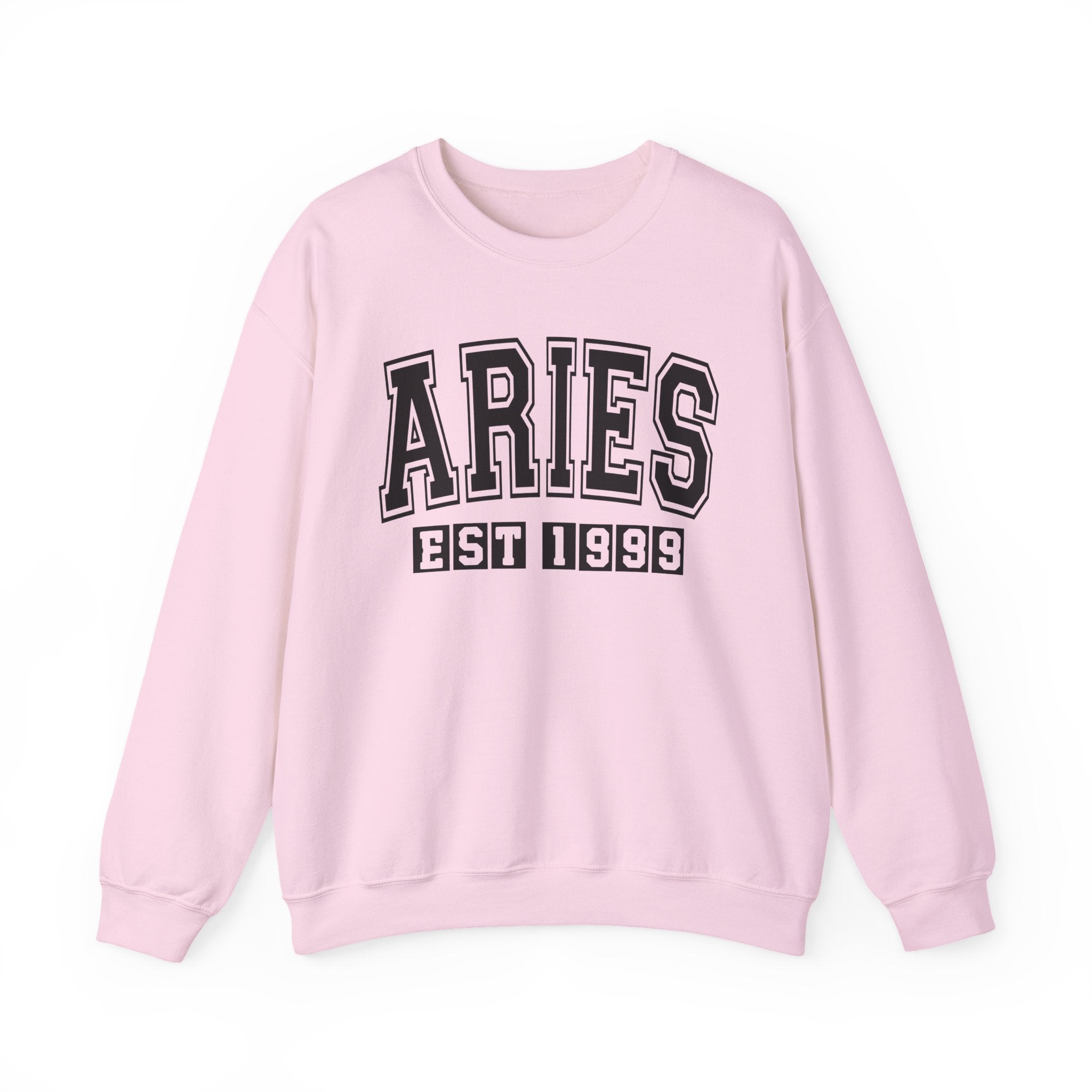 Aries (EST YEAR) Personalization — Zodiac Graphic Sweatshirt
