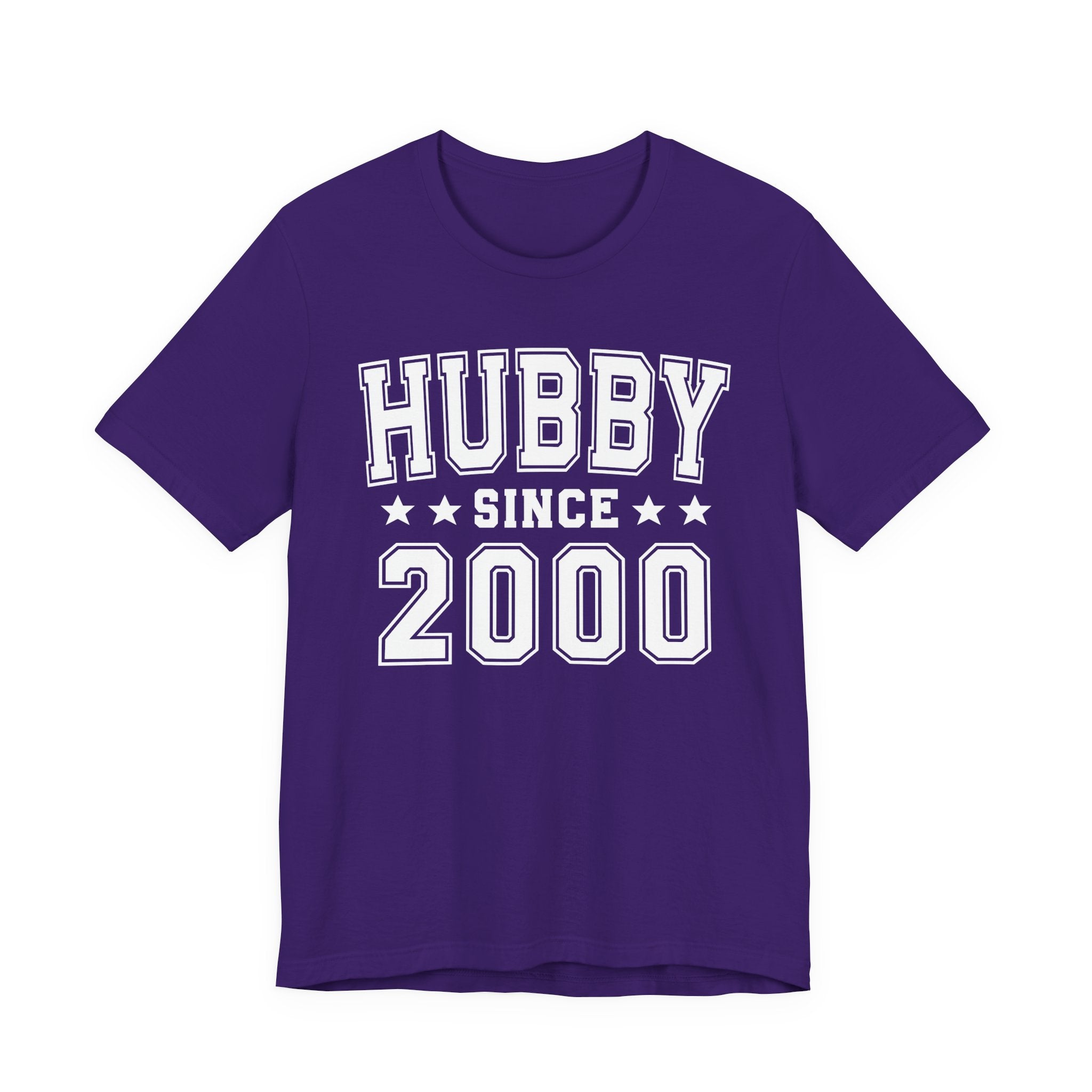 Hubby Since (Personalized Date) —  Husband/Married Couple T-shirt, Wedding & Anniversary Gift