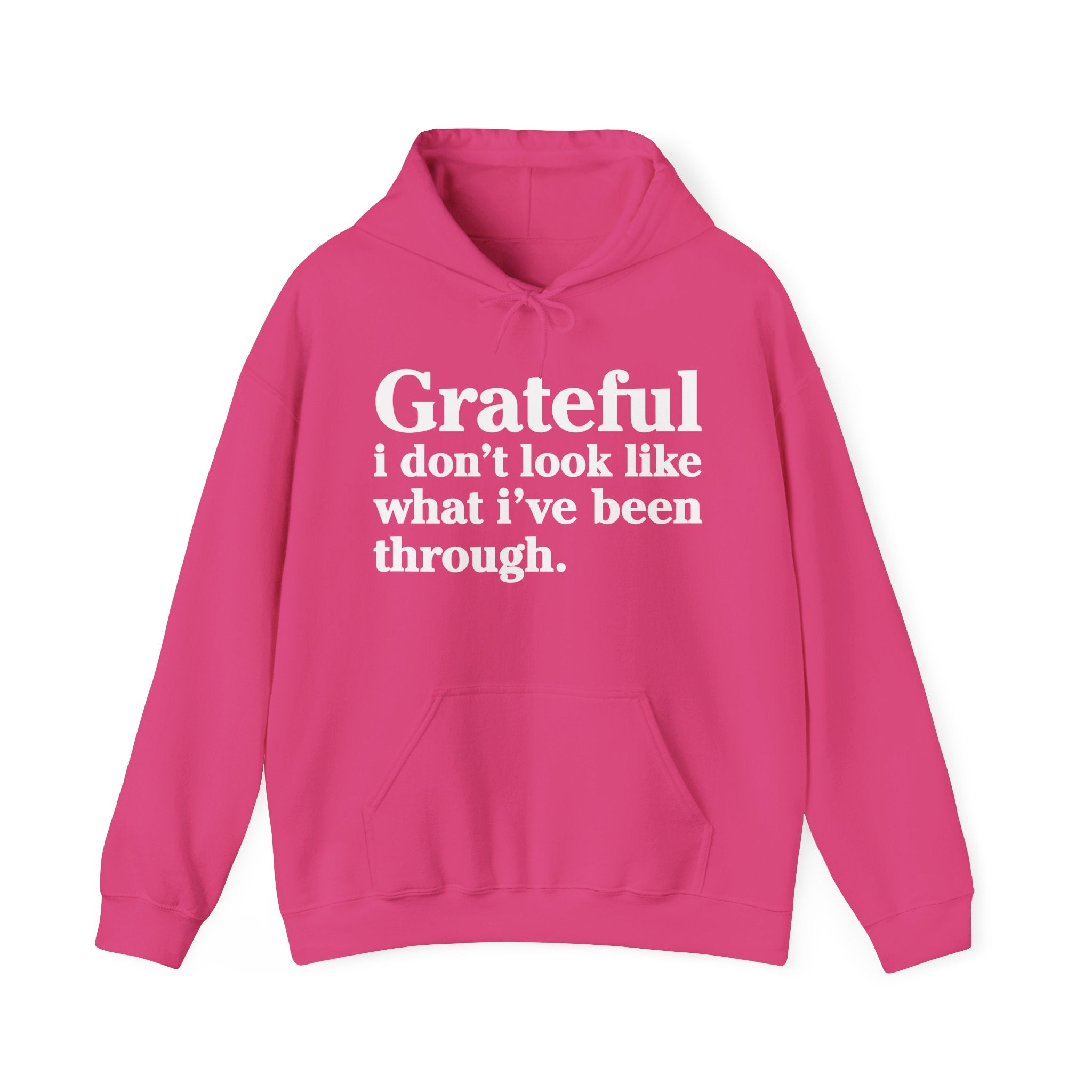 Grateful I Don't Look Like What I Been Through – Inspirational Christian Prayer Hoodie