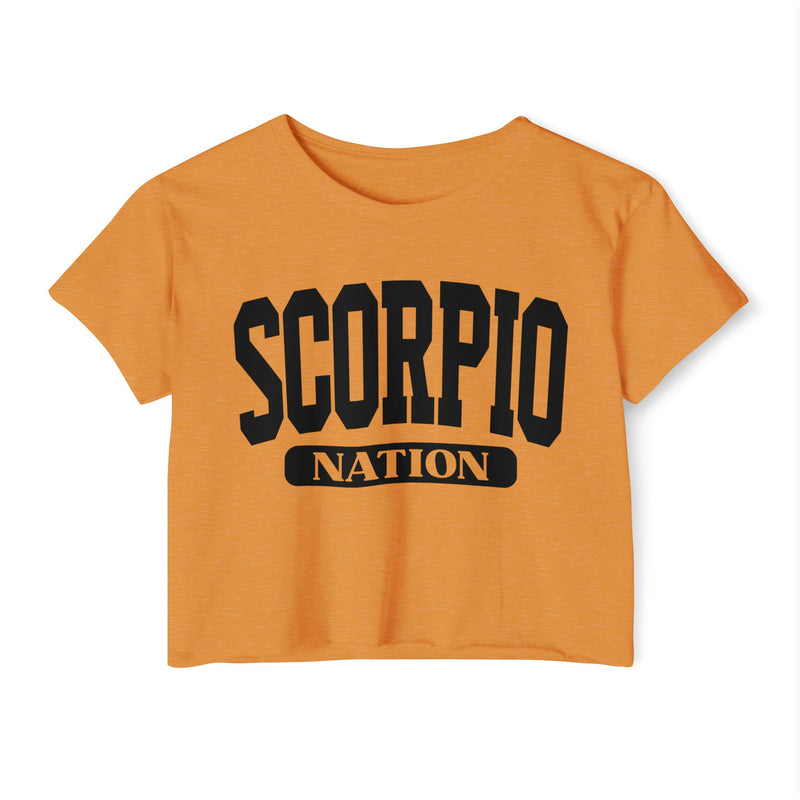 Scorpio Nation — Women’s Zodiac Festival Crop Top