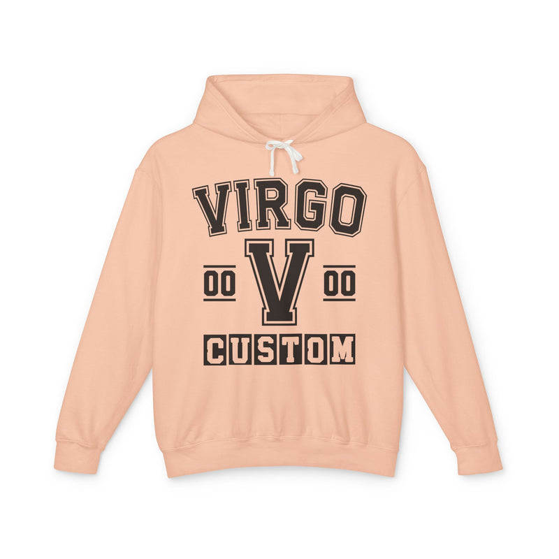 Custom Virgo Varsity Hoodie — Customize Birthday Day/Month/Year — Customize Gemini Season/Nation
