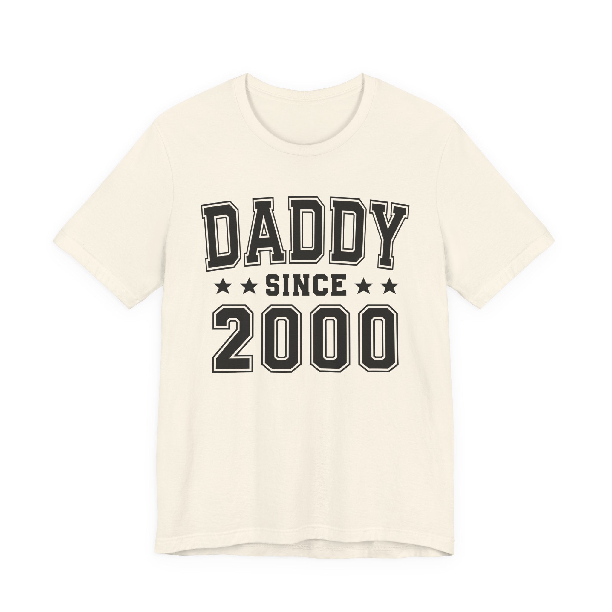 Daddy Since (Personalized Date) —  Fatherhood Pride T-shirt, Father's Day Gift