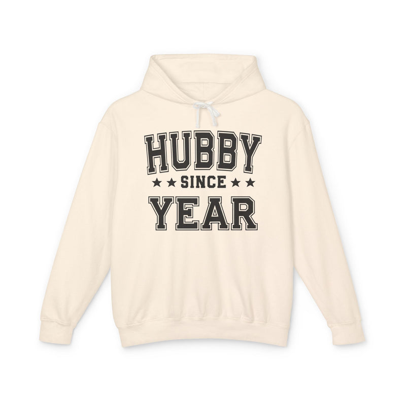 Hubby Since (Personalized Date) — Husband Marriage Milestone Hoodie