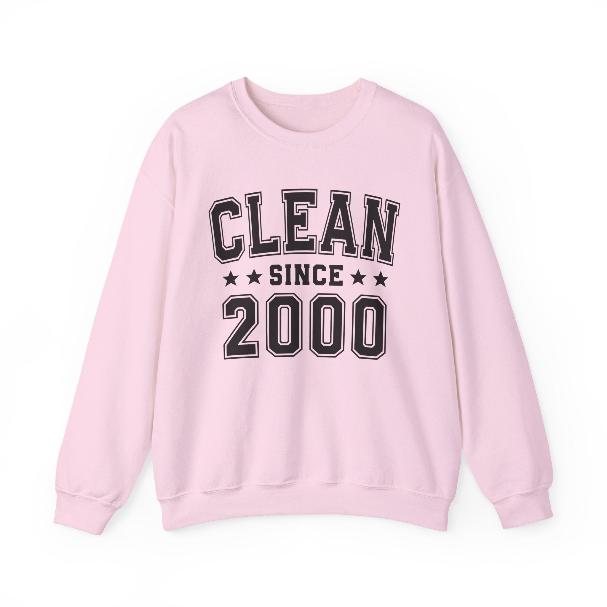Clean Since (Personalized Date) —  Bride/Married Sweatshirt, Wedding & Anniversary Gift