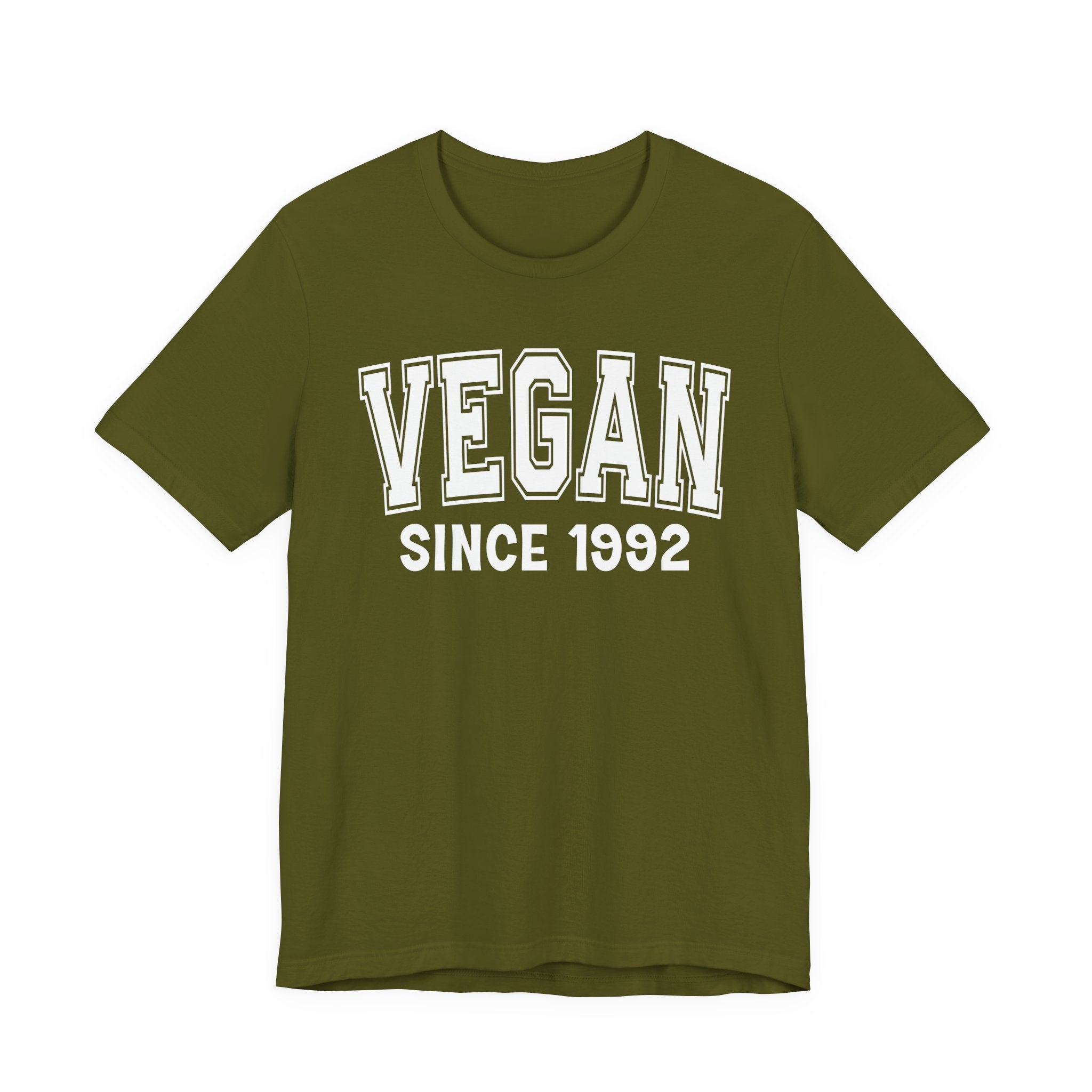 Vegan Personalization T-Shirt - Add Your Special "Since Date"