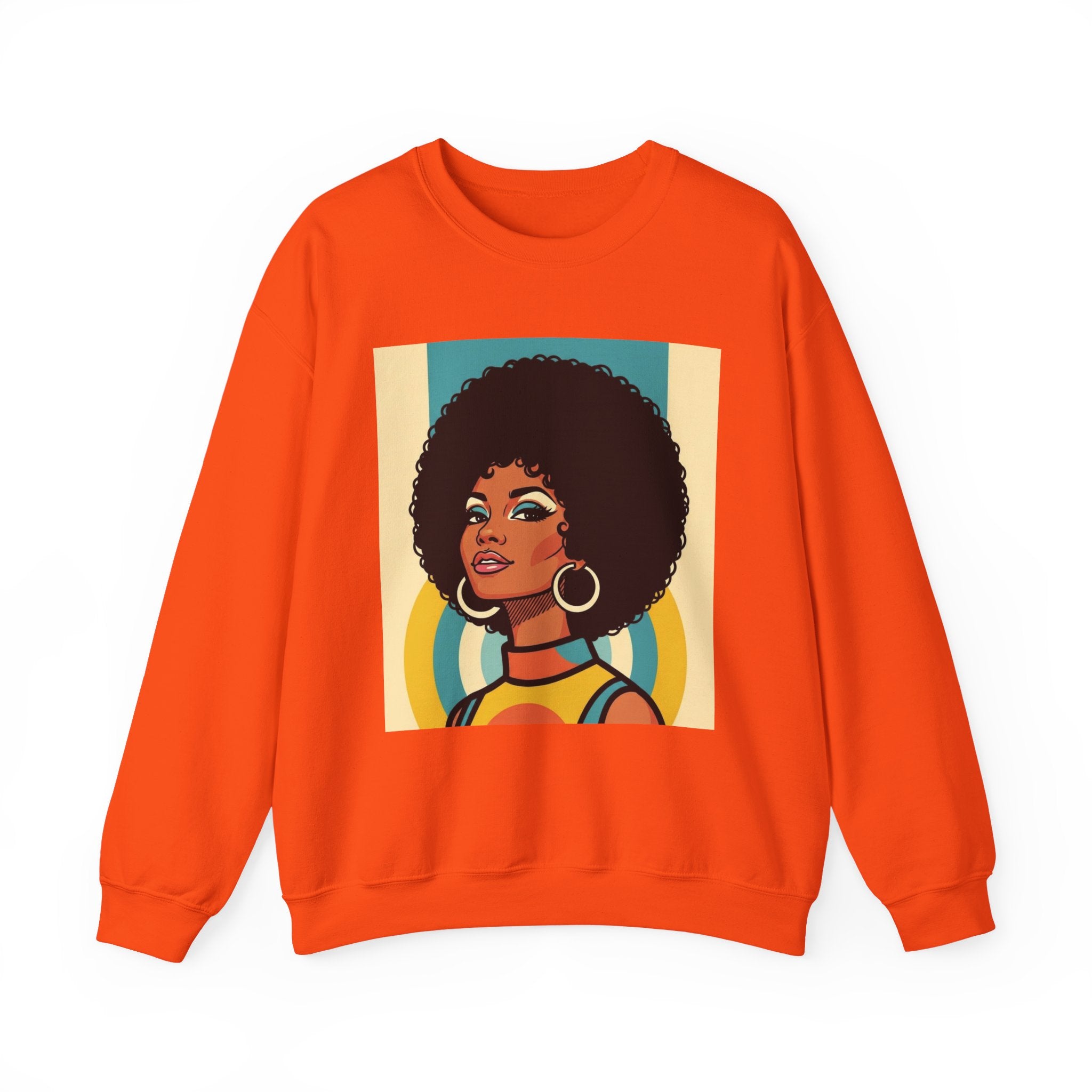 Beautiful Black Woman Portrait - African American Pride Sweatshirt