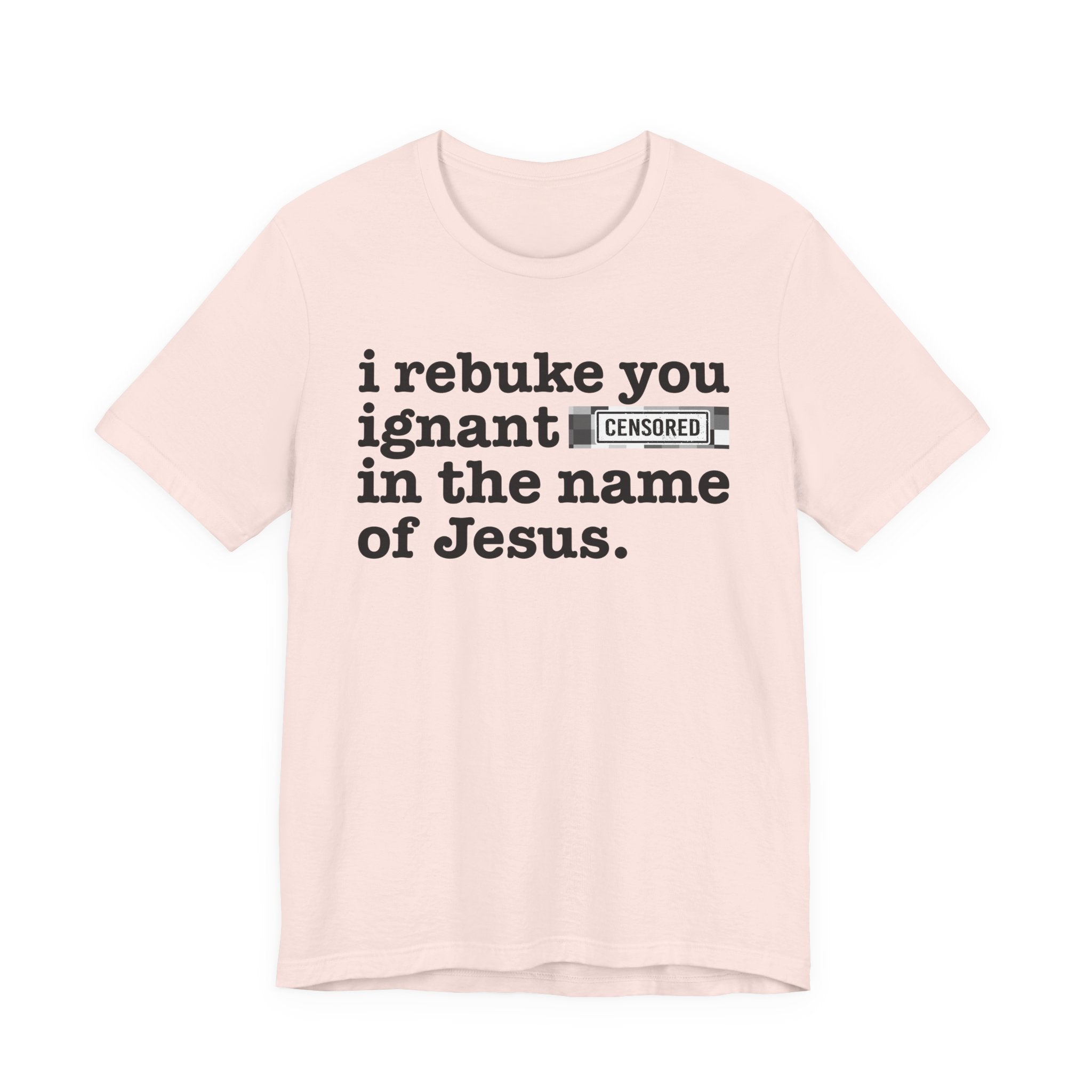 I rebuke you Bitches in the name of Jesus — Provocative Christian Faith T-Shirt