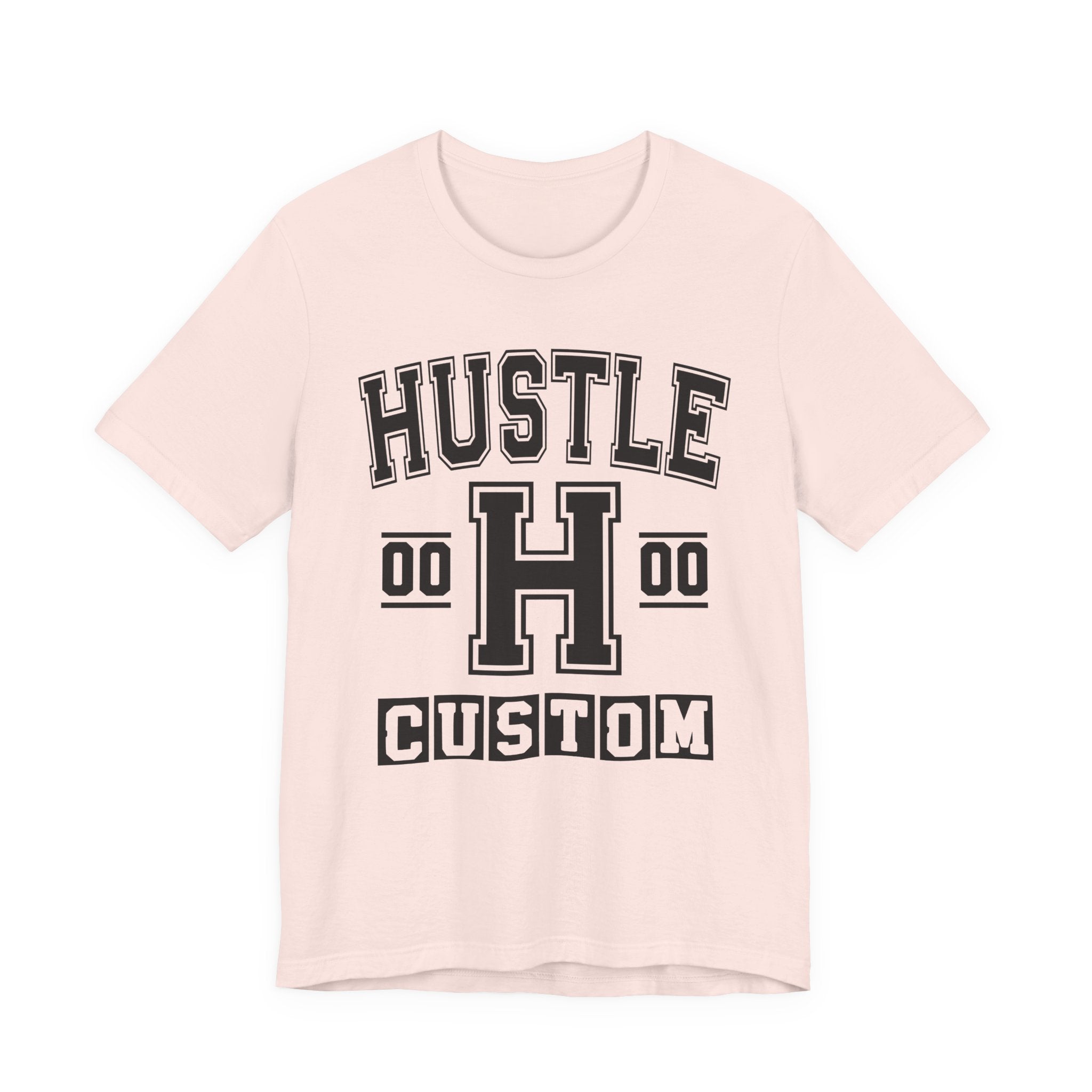 Custom Hustle Varsity Tee Shirt — Customize Birthday Day/Month/Year - Customize Season/nation/Society