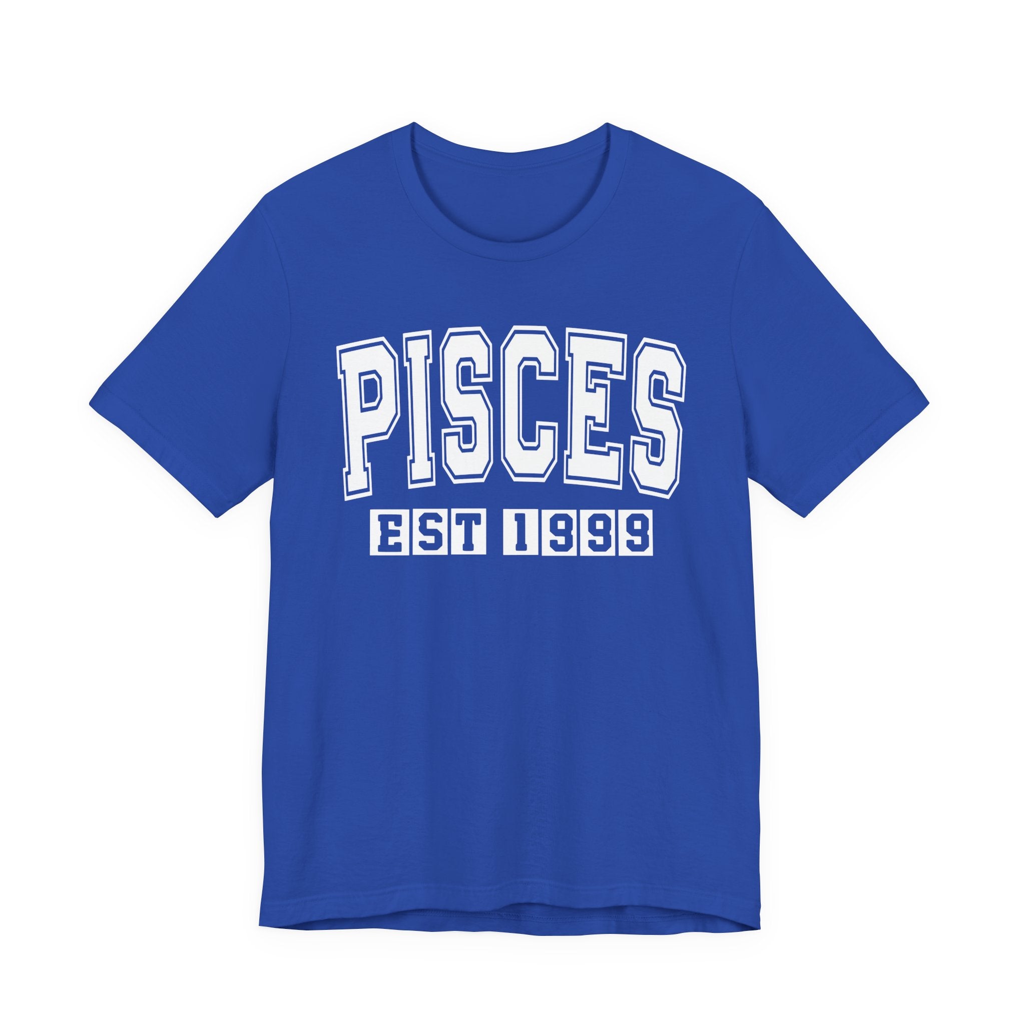 Pisces EST (YEAR) Personalization — Zodiac Birthday Tee Shirt