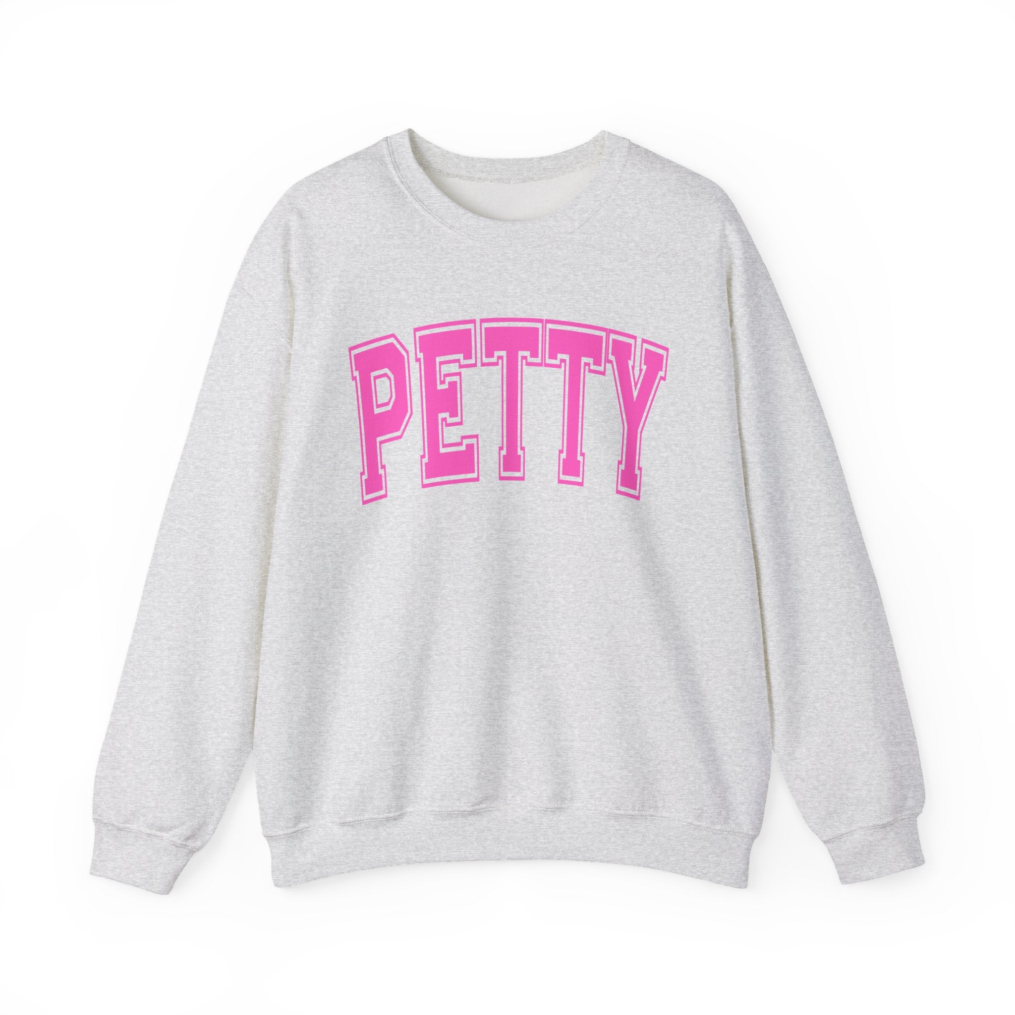 Petty Pink Varsity Crewneck Sweatshirt