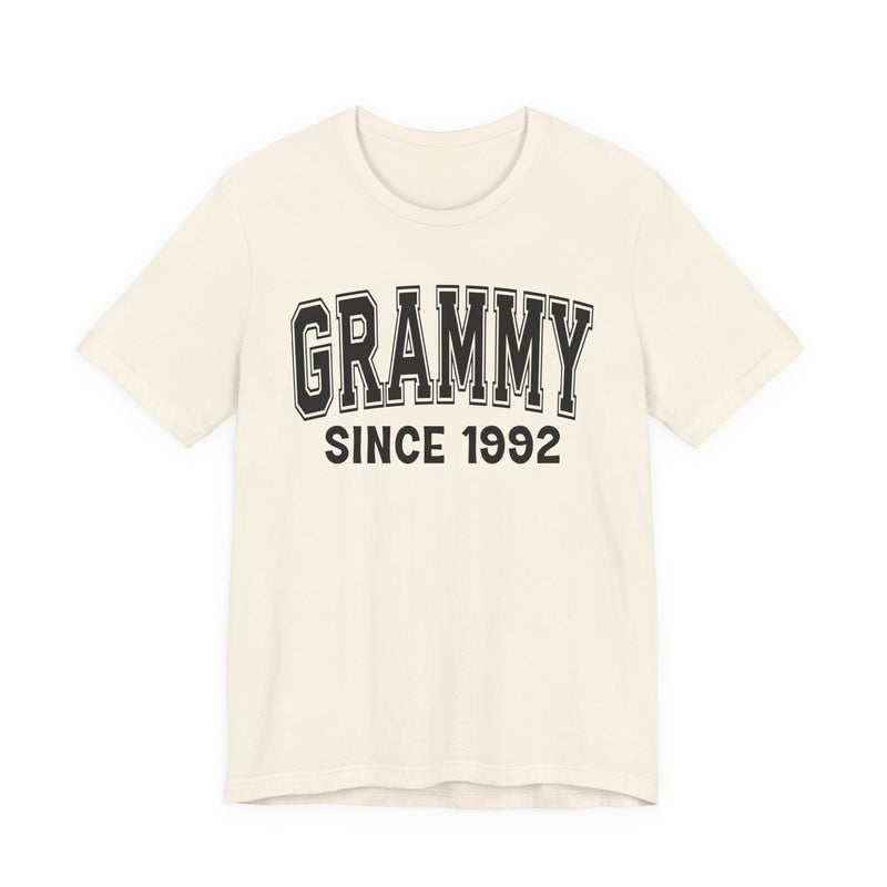 Grammy Personalization T-Shirt — Add Your Special "Since Date"