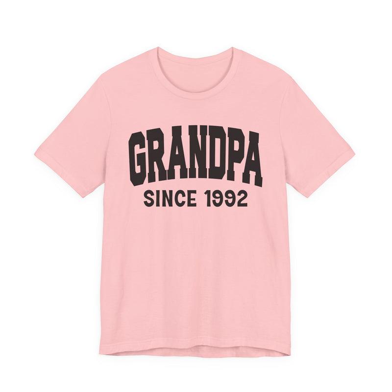 Granpa Personalization T-Shirt — Add Your Special "Since Date"