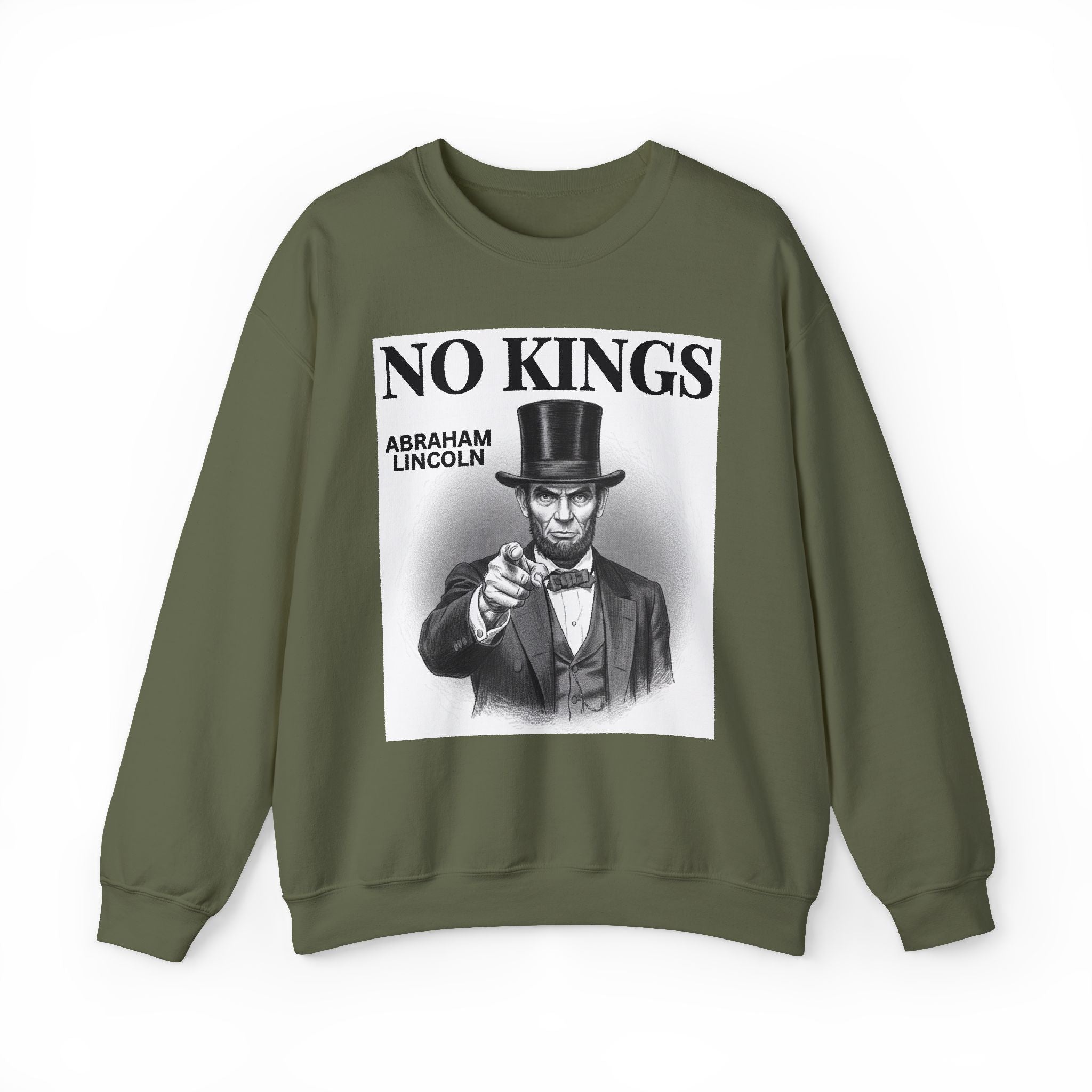 No Kings Abraham Lincoln — Sweatshirt