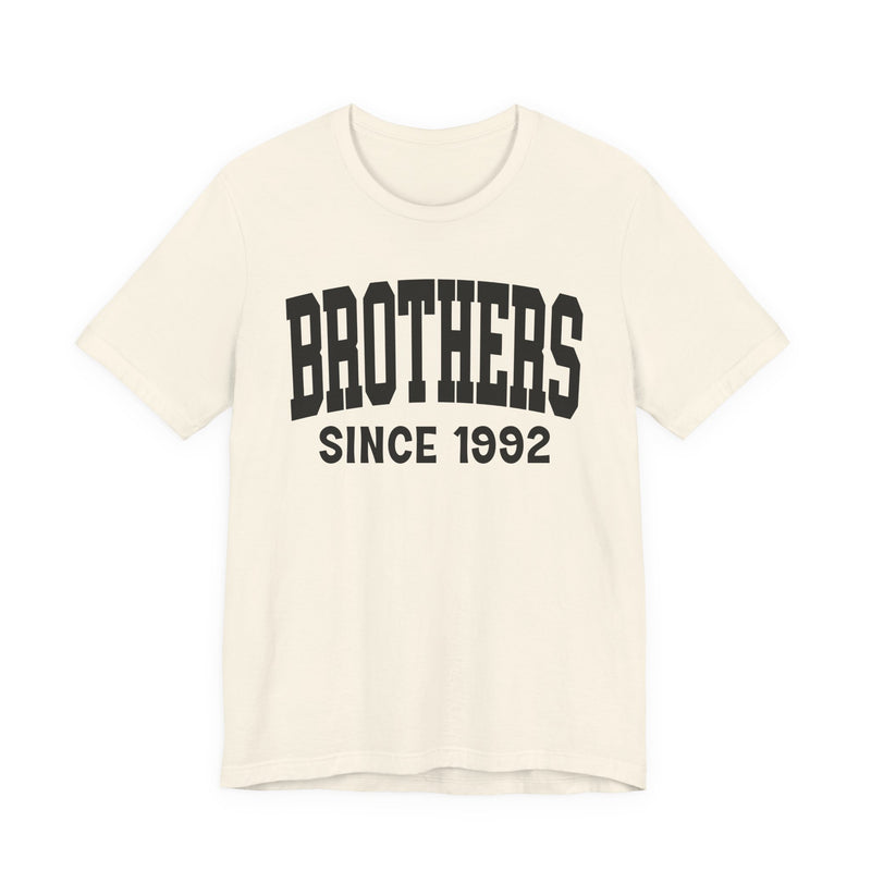 Brothers Personalization T-Shirt — Add Your Special "Since Date"
