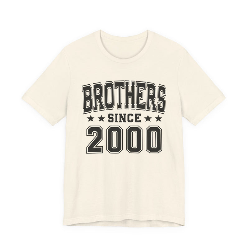 Brothers Since (Personalized Date) —  Bride/Married T-shirt, Wedding & Anniversary Gift