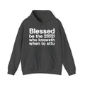 Blessed Be The Bitch Who Knoweth When To STFU - Funny Inspirational Hoodie