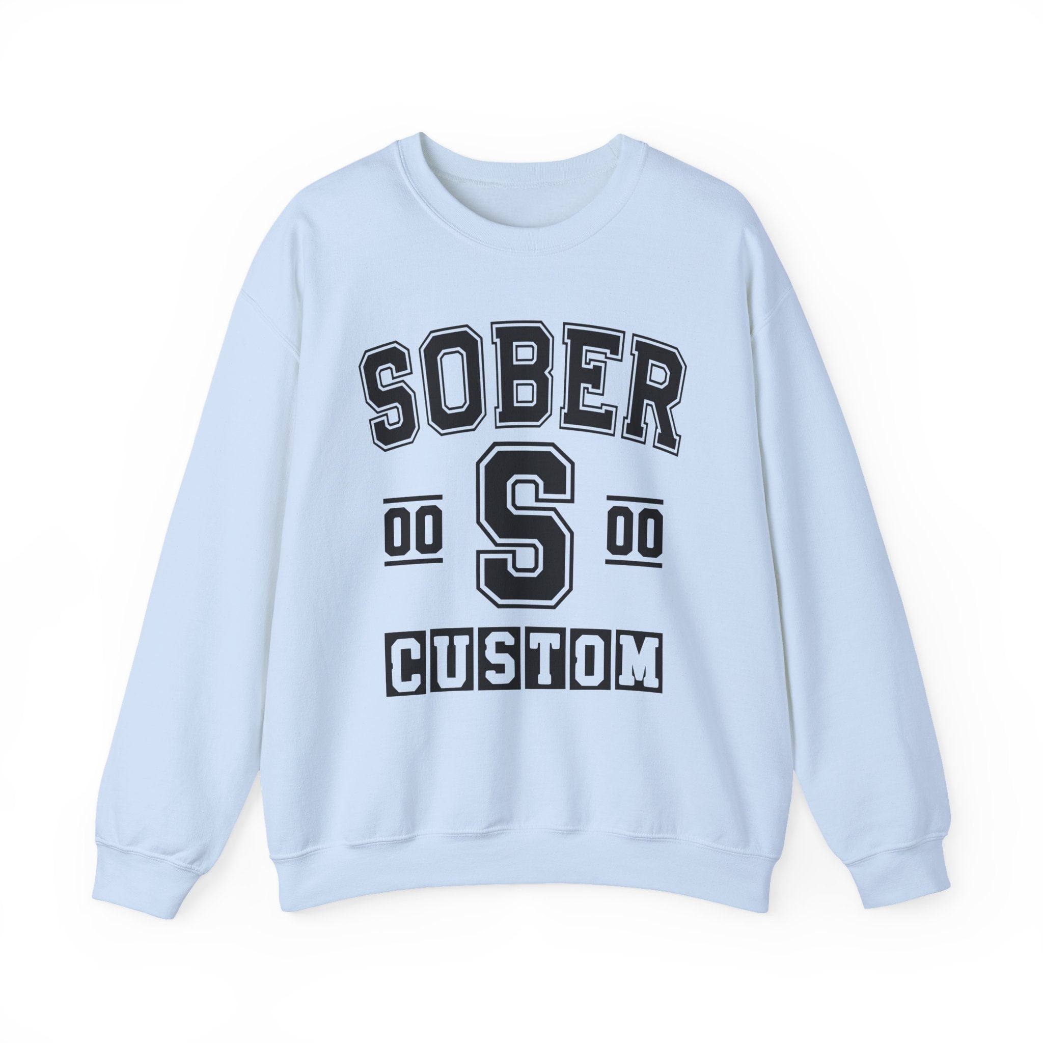 Copy of Custom Sober Varsity Sweatshirt — Customize Birthday Day/Month/Year — Customize Gemini Season/Nation