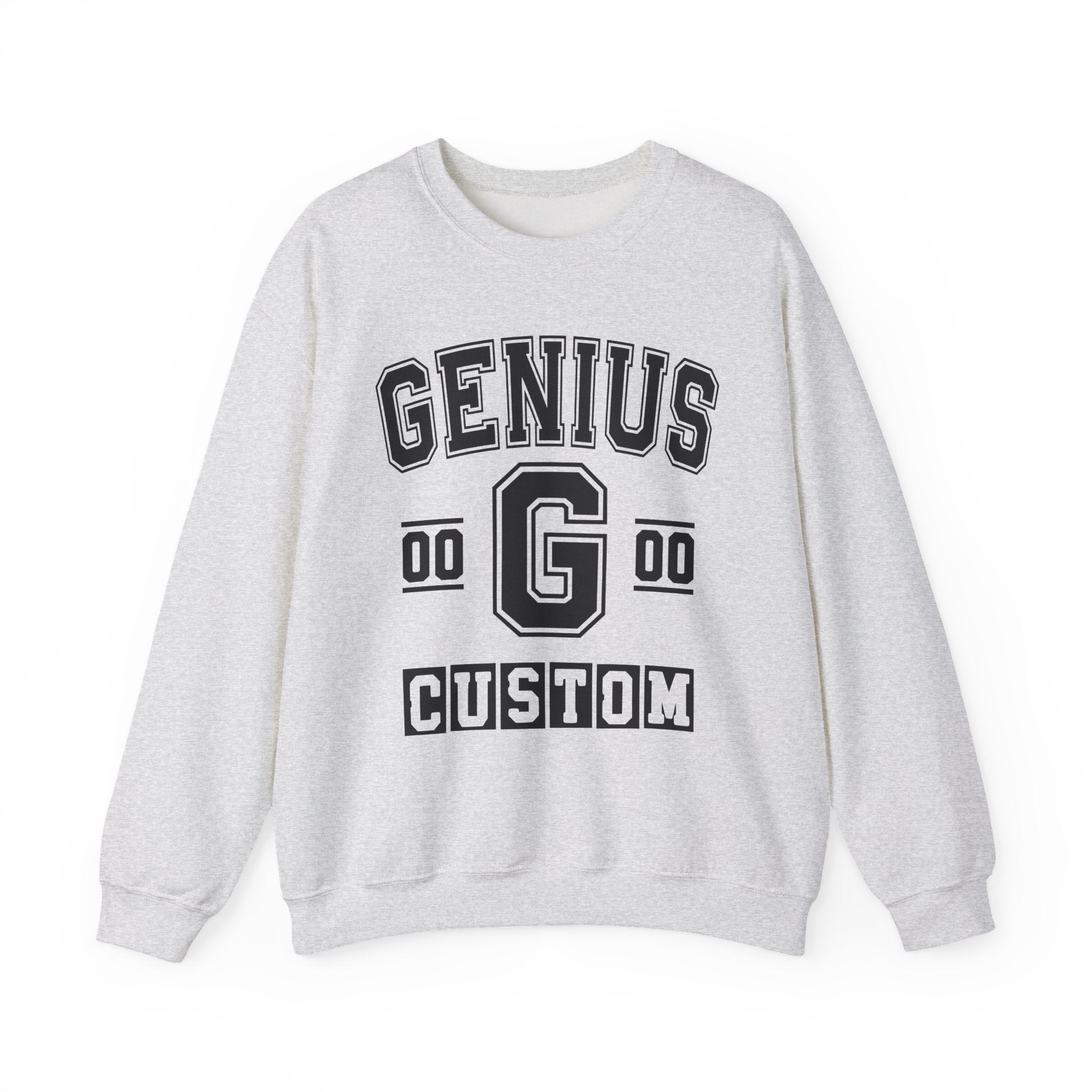Custom Genius Varsity Sweatshirt - Customize Birthday Day/Month/Year - Customize Gemini Season/Nation
