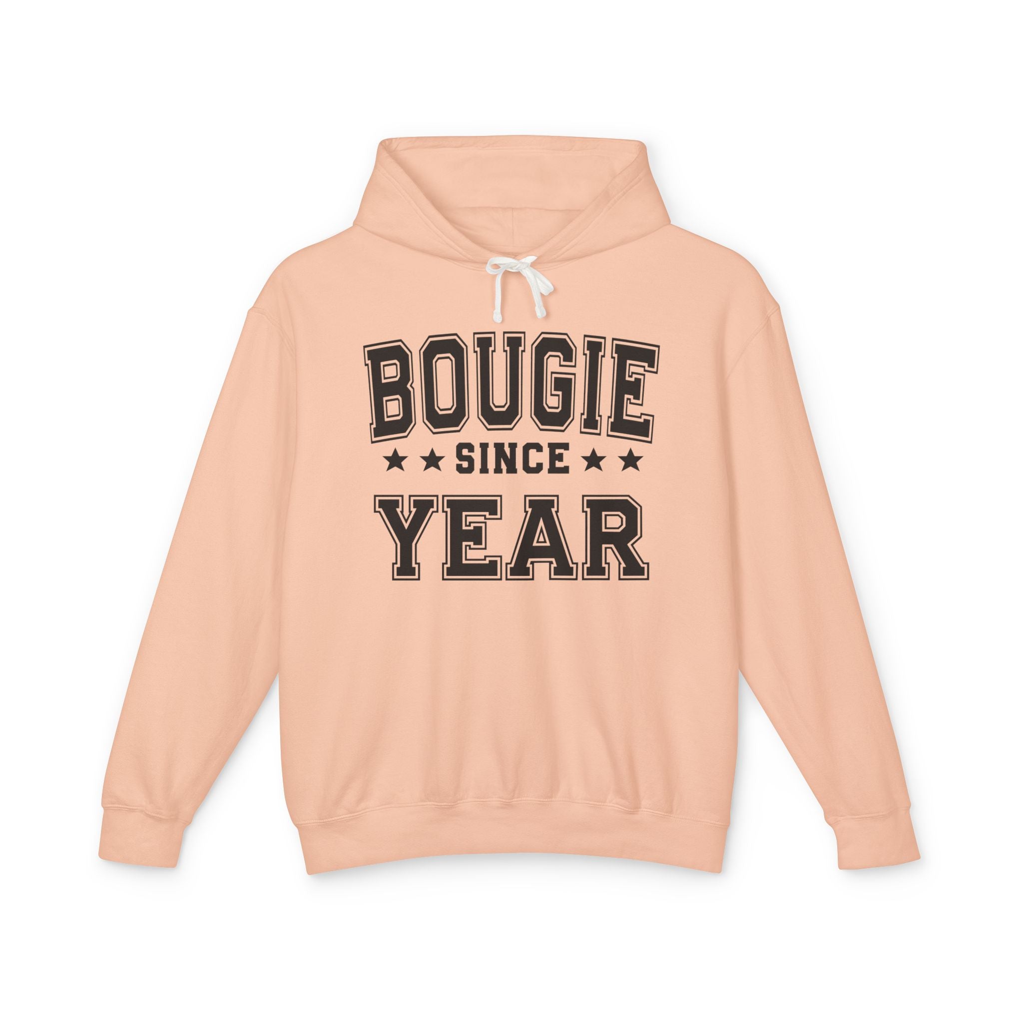 Bougie (Personalized Date) — Humorous Reflection Hoodie