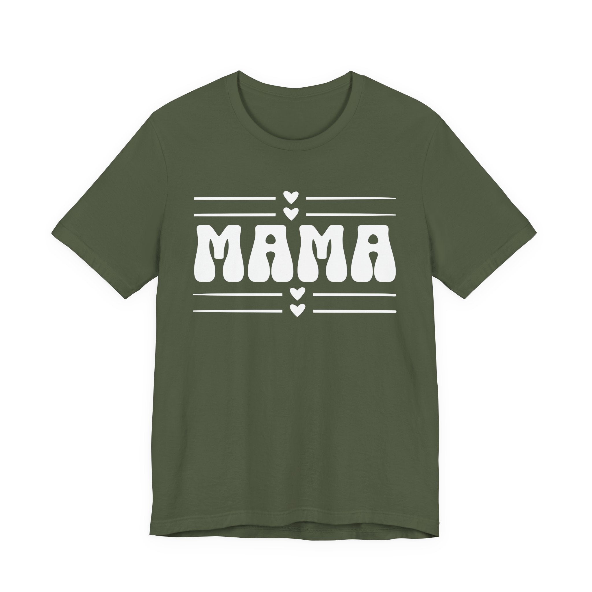 Mama Retro Heart - Tee Shirt