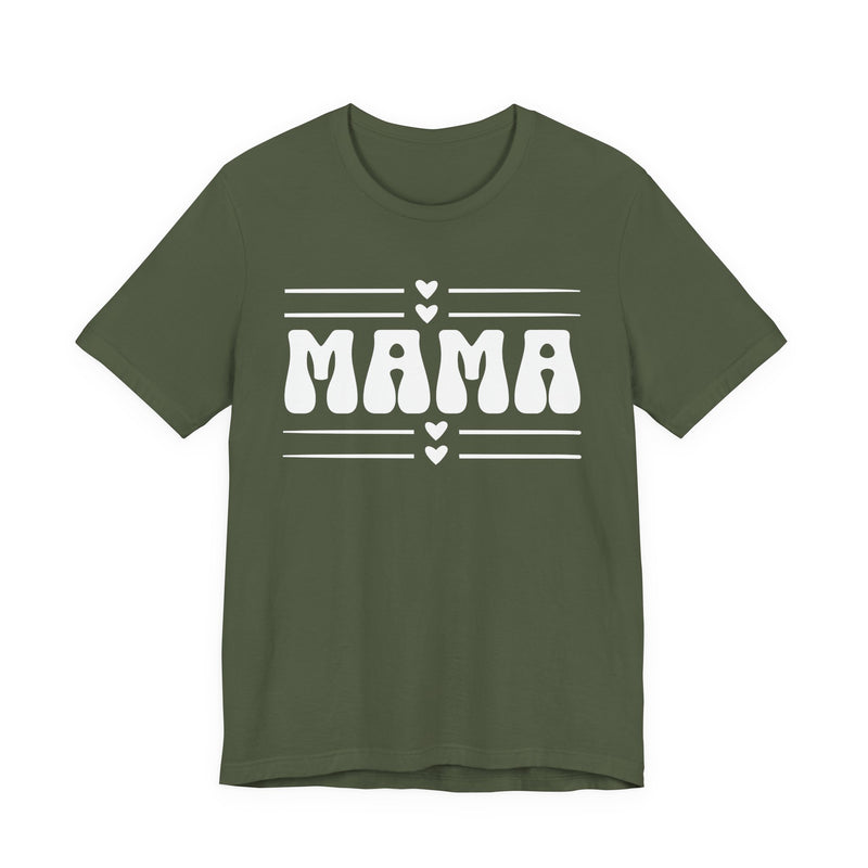 Mama Retro Heart — T-Shirt