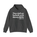 Thou Shall Not Fucketh With Thirsty Bitches - Vintage funny Bible-Print Slogan Hoodie