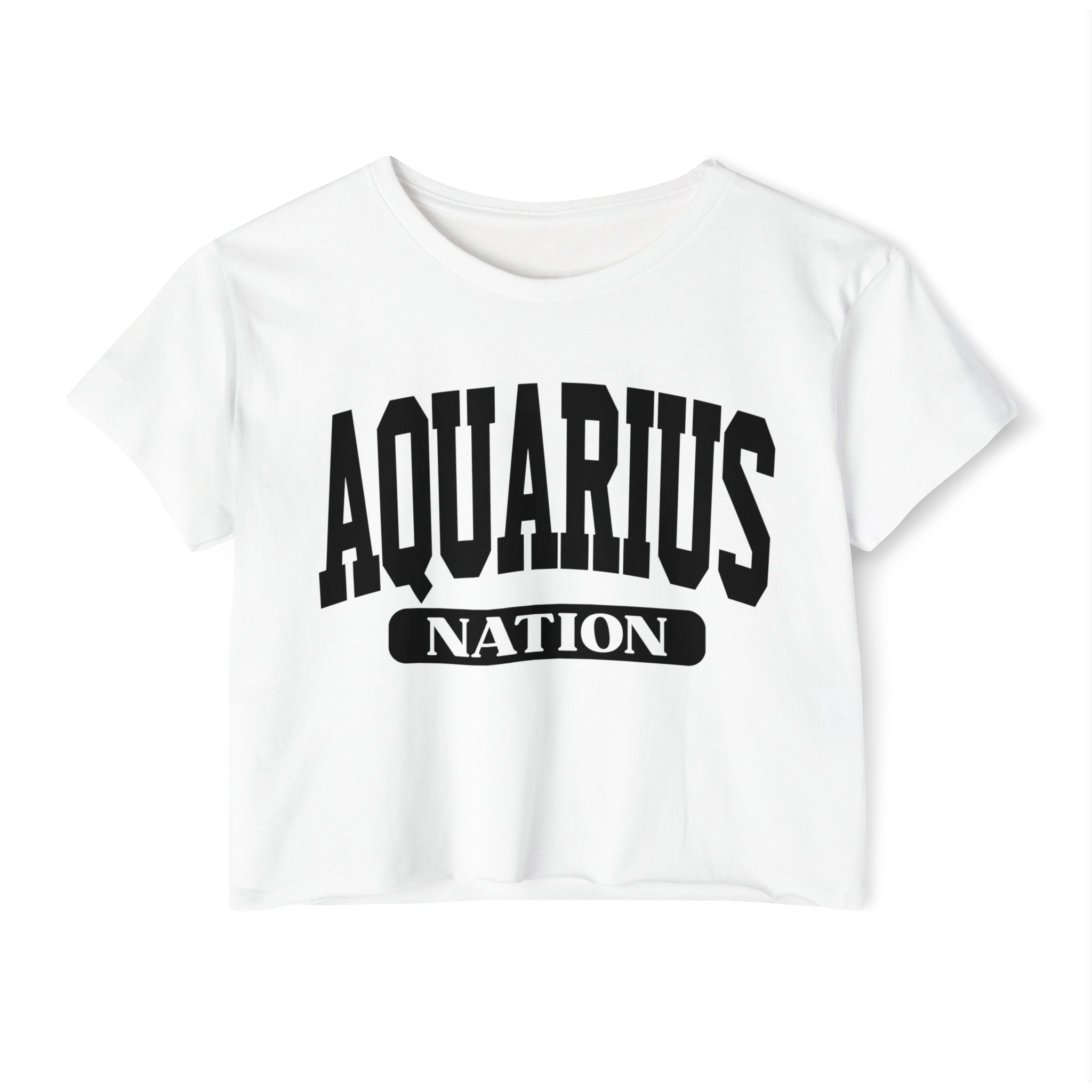 Aquarius Nation — Women’s Zodiac Festival Crop Top