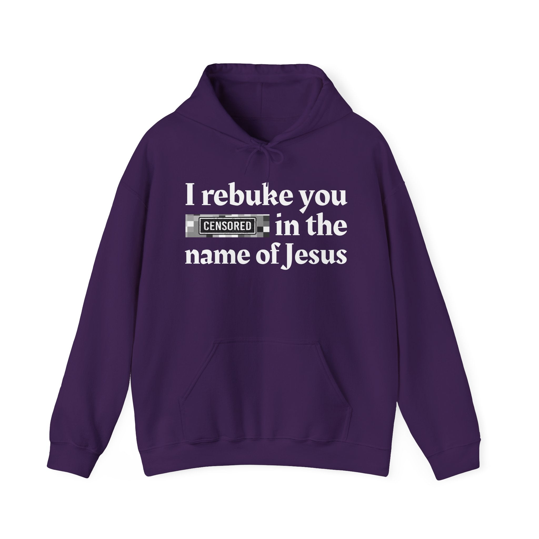 I rebuke you Bitches in the name of Jesus — Sarcastic Christian Hoodie
