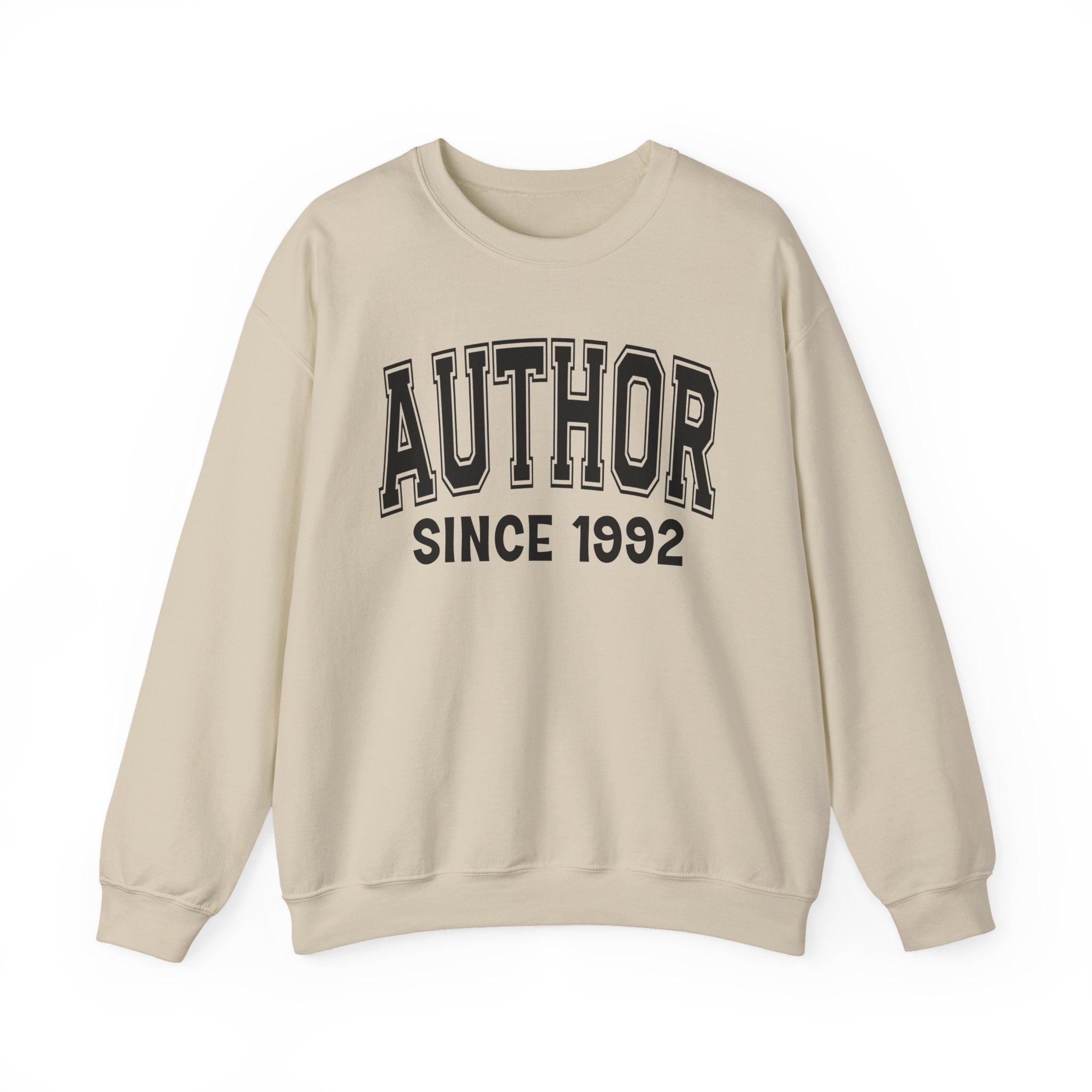 Author Personalization Sweatshirt - Add Your Special "Since Date"