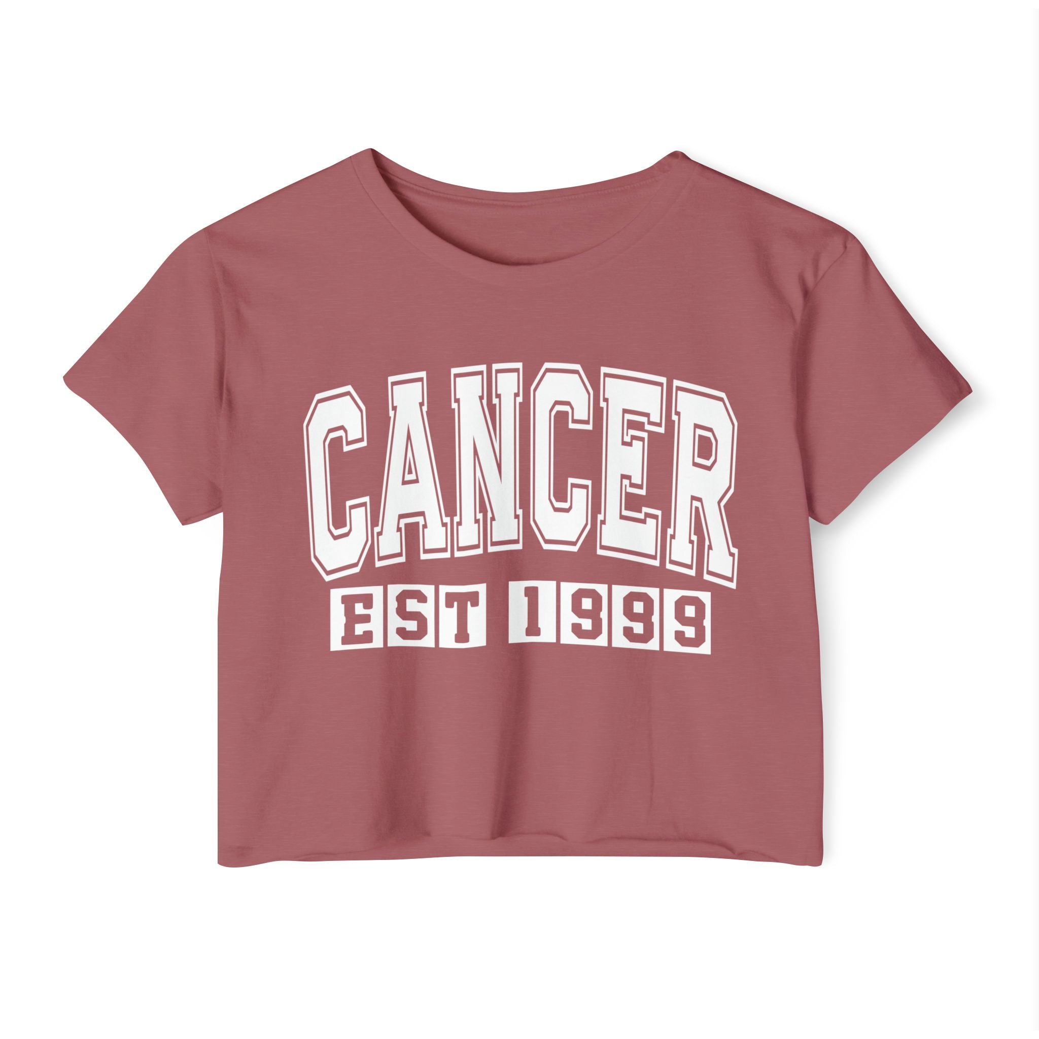 Cancer EST (YEAR) Personalization -  Crop Top