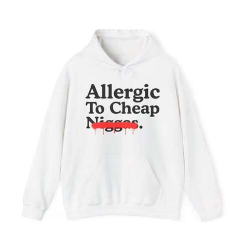 Allergic To Cheap Niggas — Sarcastic Statement Hoodie