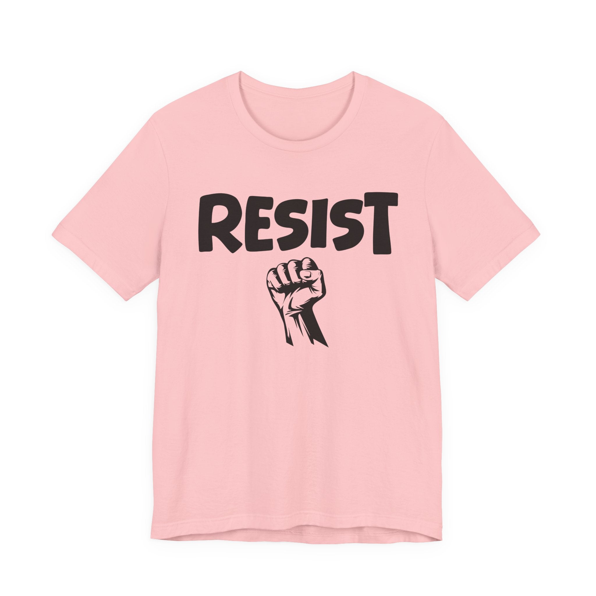 Resist - T-Shirt – Bold Protest Graphic Tee with Raised Fist