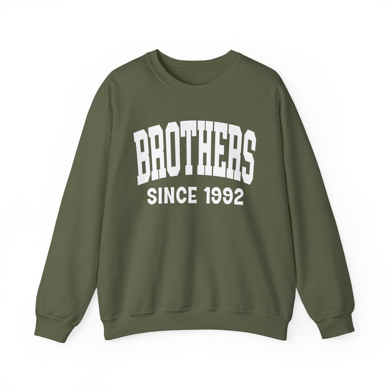 Brothers Personalization Sweatshirt — Add Your Special "Since Date"