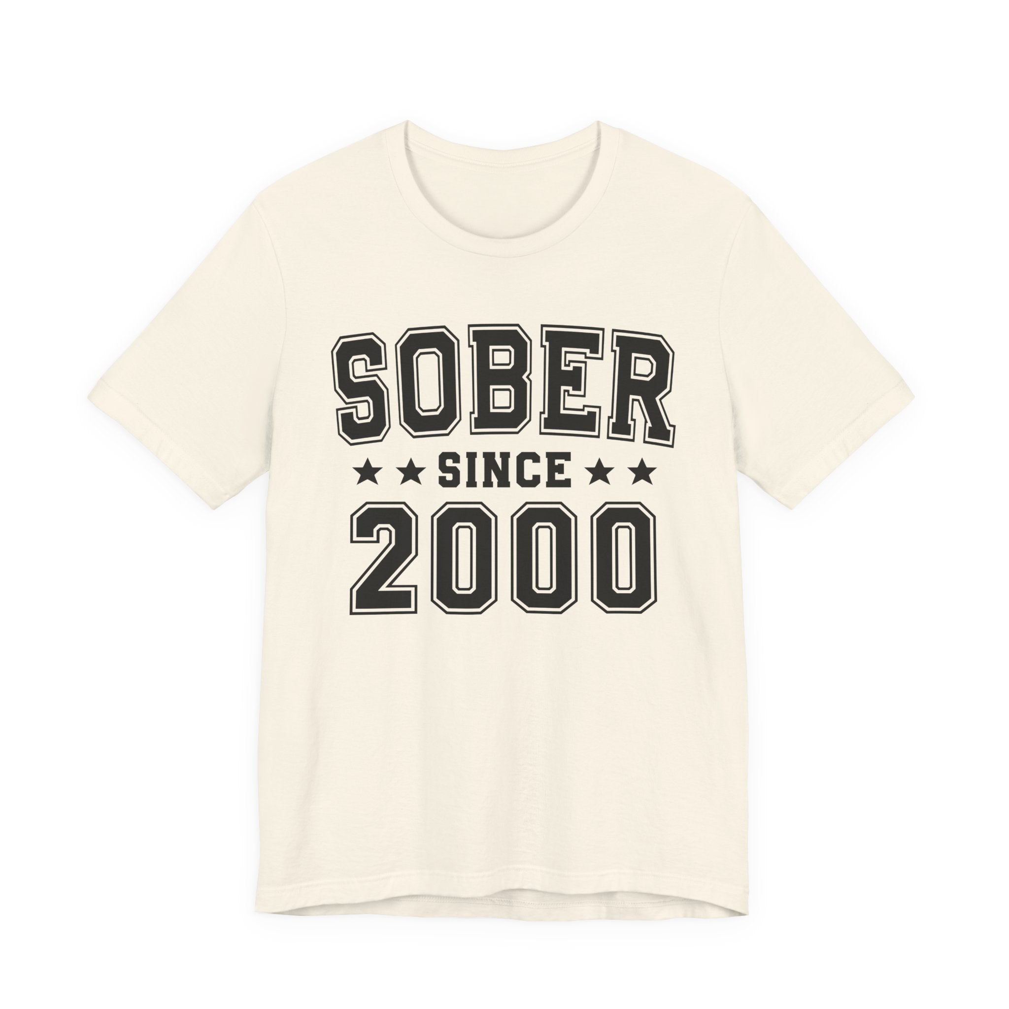 Sober Since (Personalized Date) —  Personal Milestone T-shirt