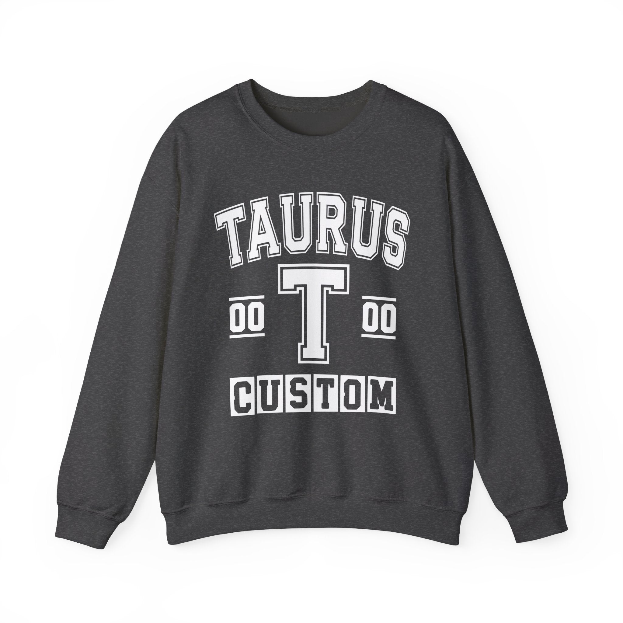 Custom Taurus Varsity Sweatshirt - Customize Birthday Day/Month/Year - Customize Gemini Season/Nation