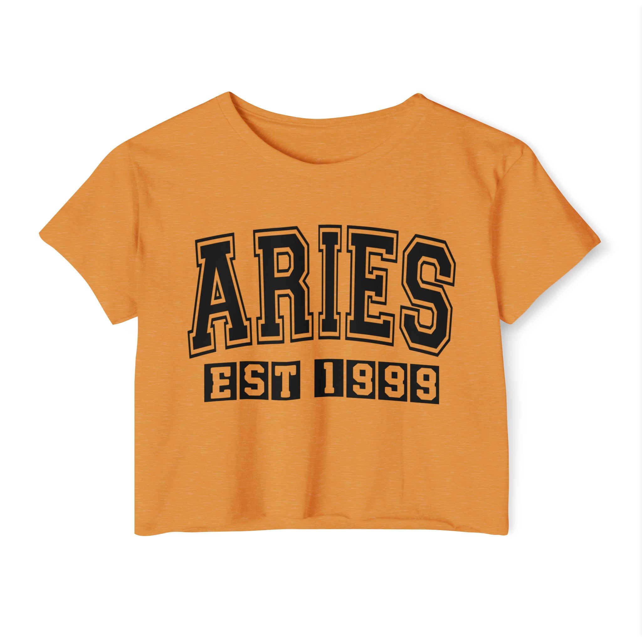 Aries EST (YEAR) Personalization -  Crop Top
