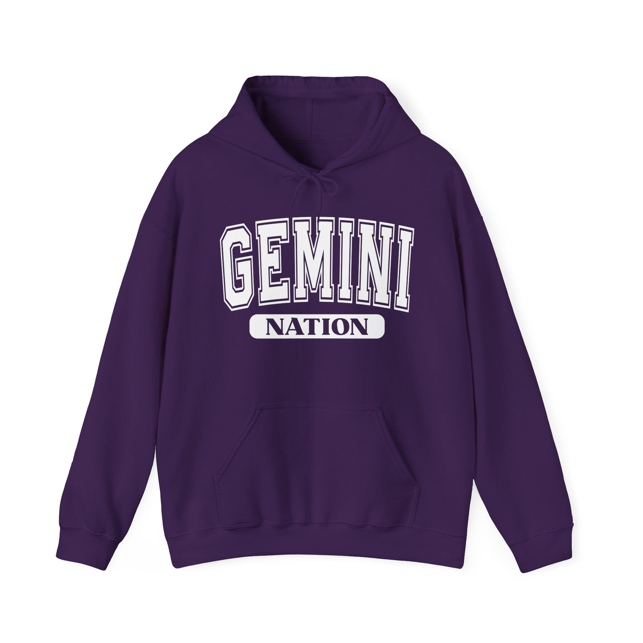 Gemini Nation Hoodie — Zodiac Graphic Pullover for Gemini Fans