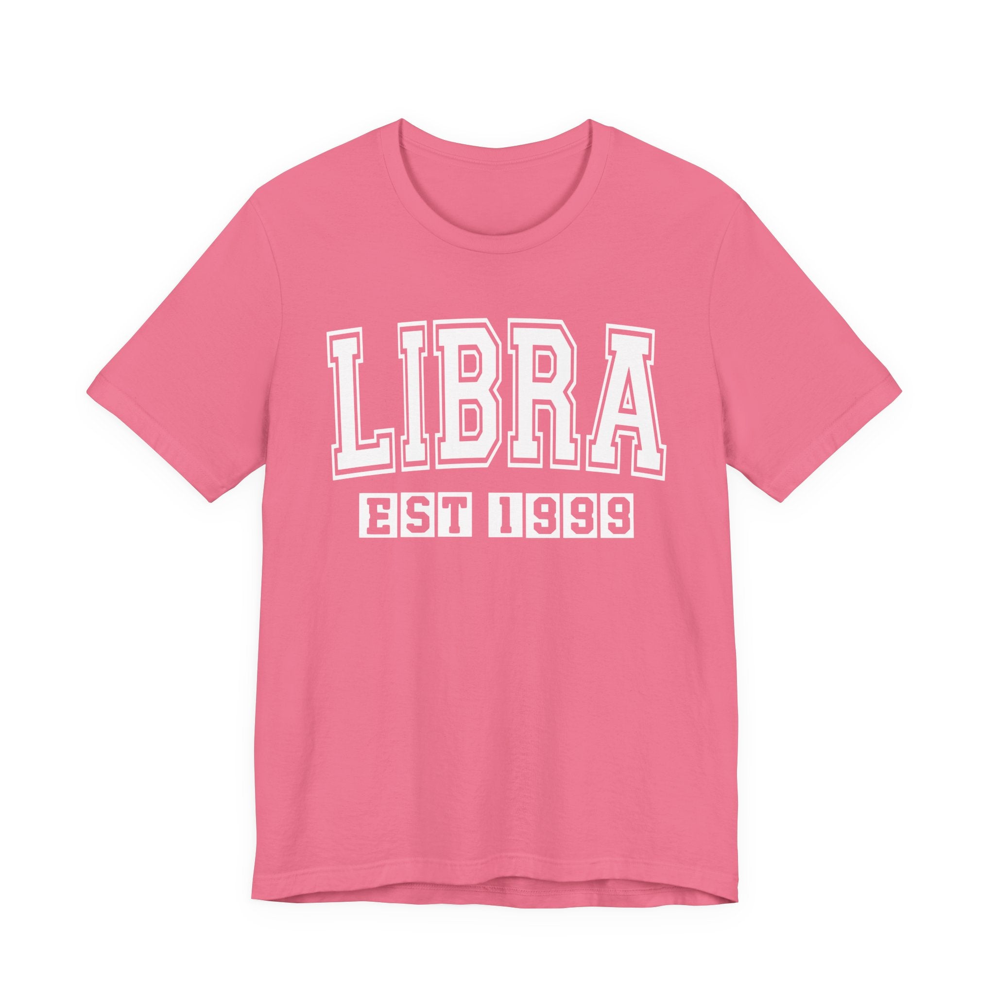 Libra EST (YEAR) Personalization — Zodiac Birthday Tee Shirt