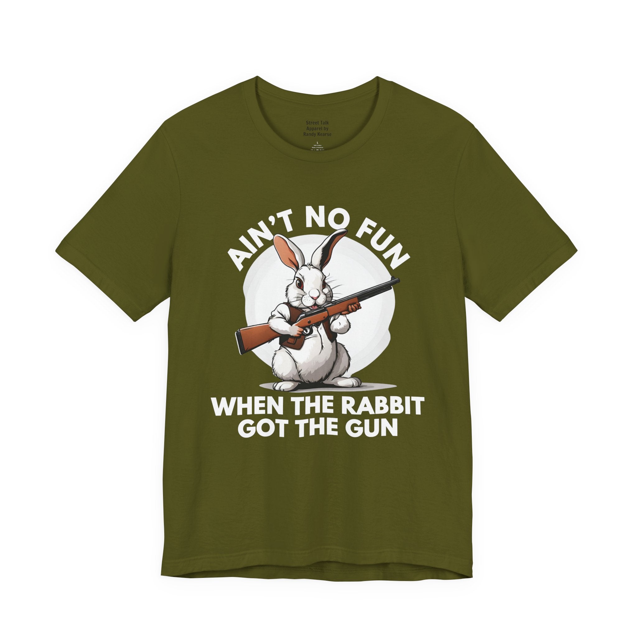 Ain't No Fun When The Rabbit Got The Gun － T-shirt