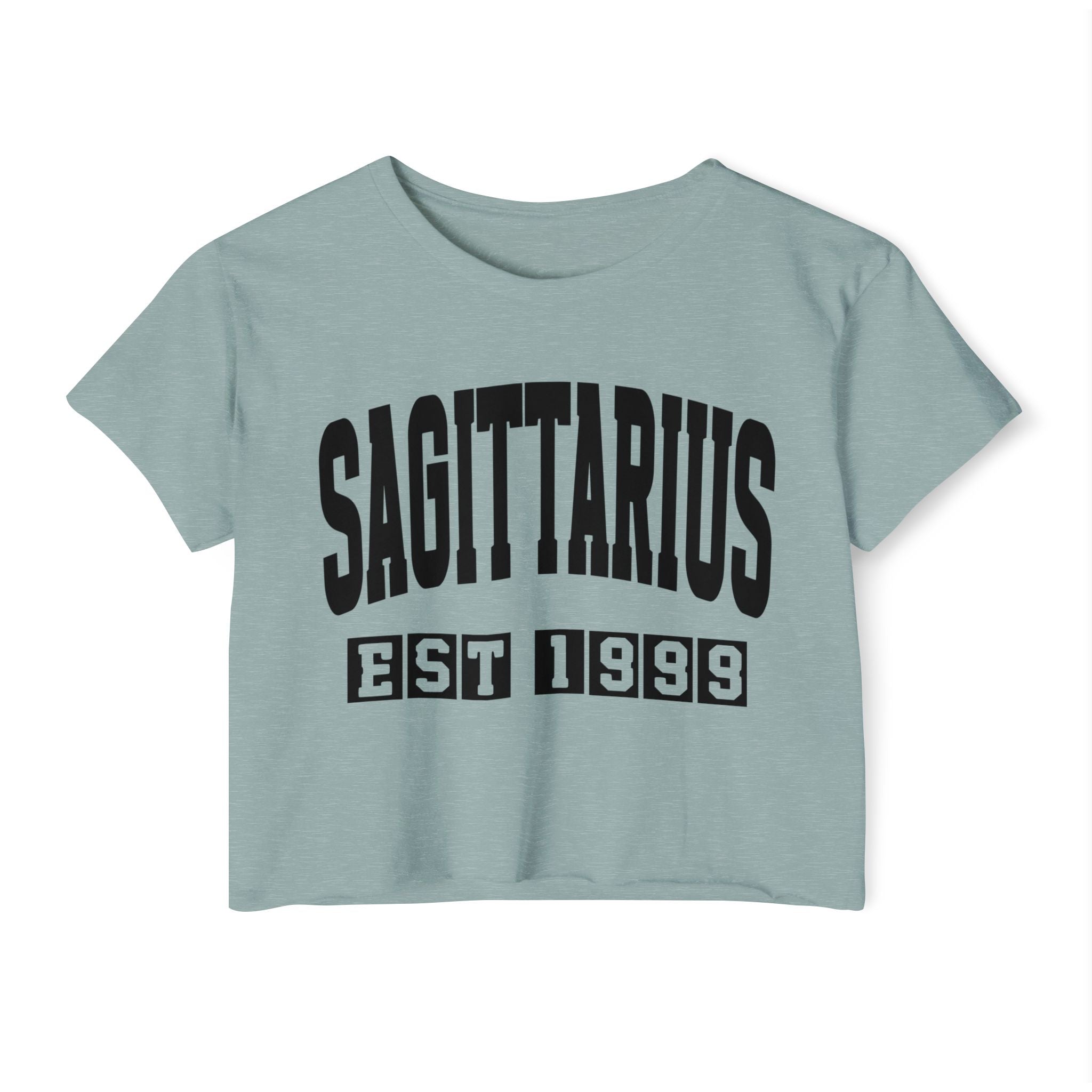 Sagittarius EST (YEAR) Personalization -  Crop Top