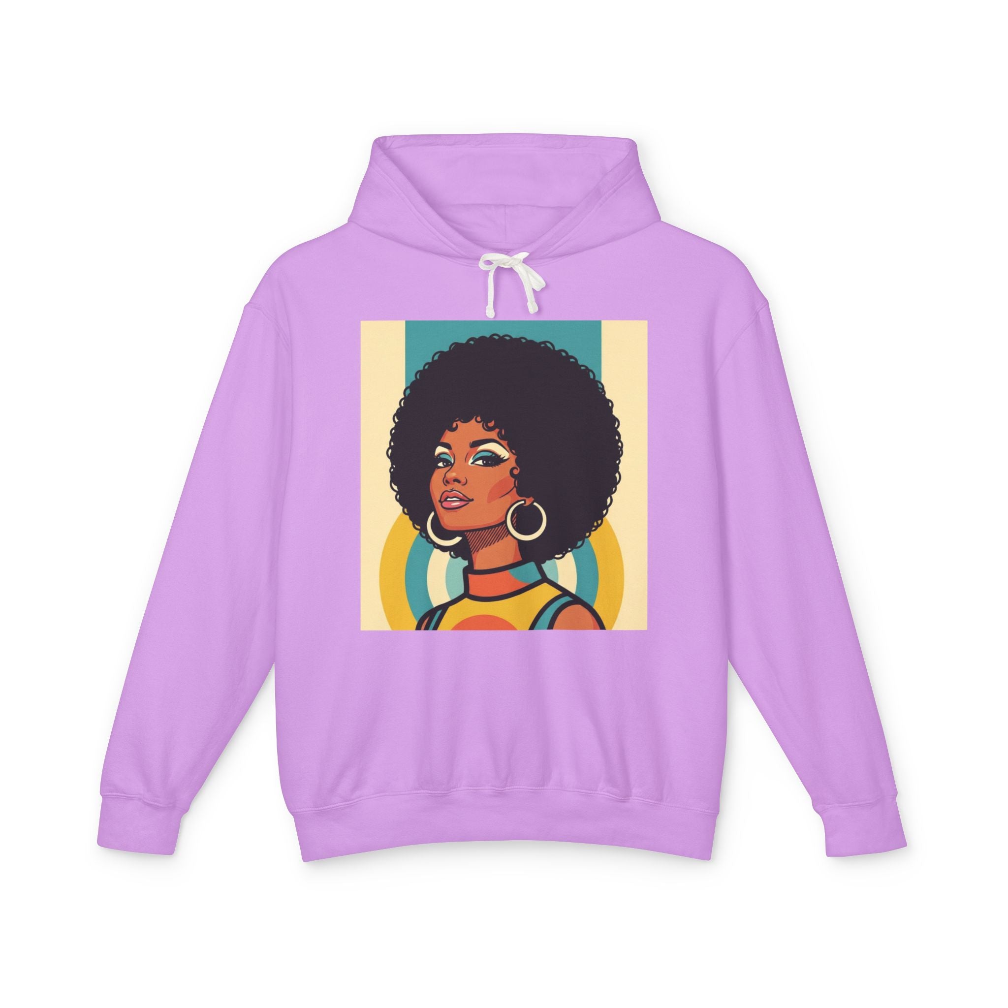 Beautiful Black Woman Portrait - African American Woman Pride Hoodie