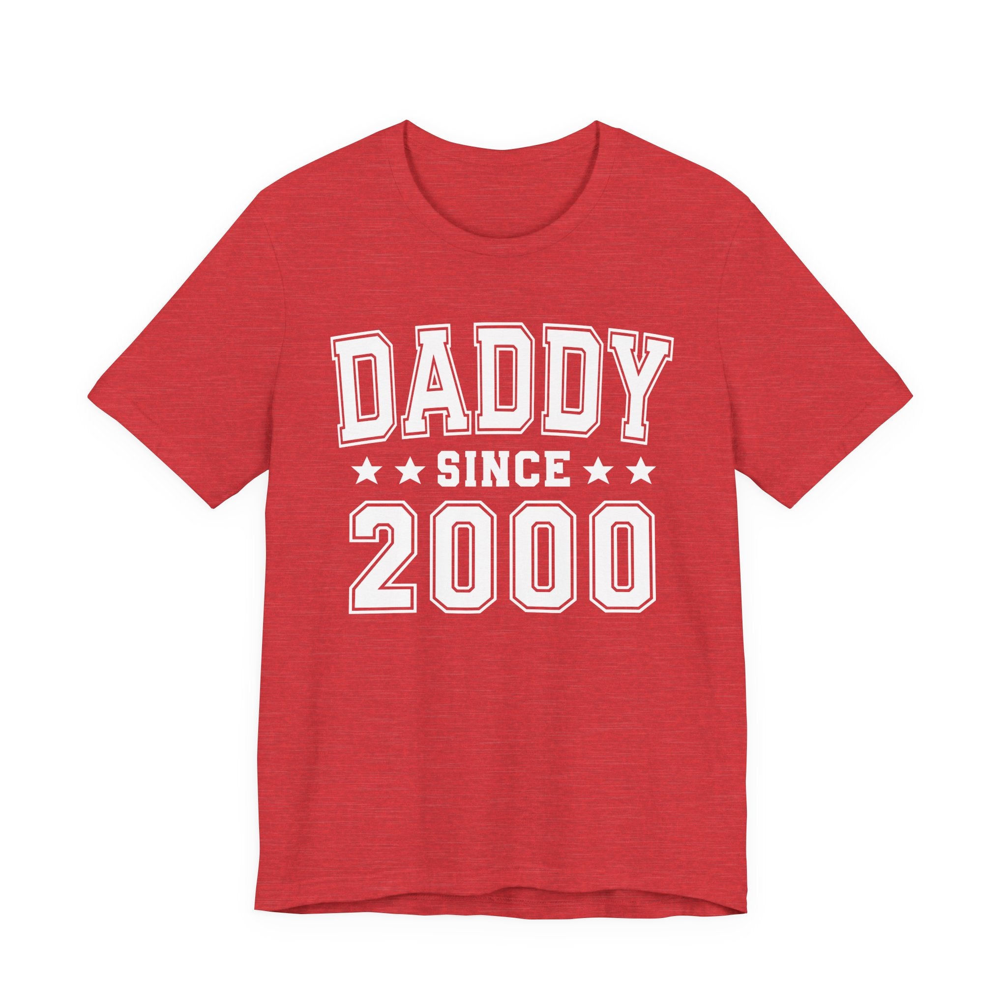 Daddy Since (Personalized Date) —  Fatherhood Pride T-shirt, Father's Day Gift