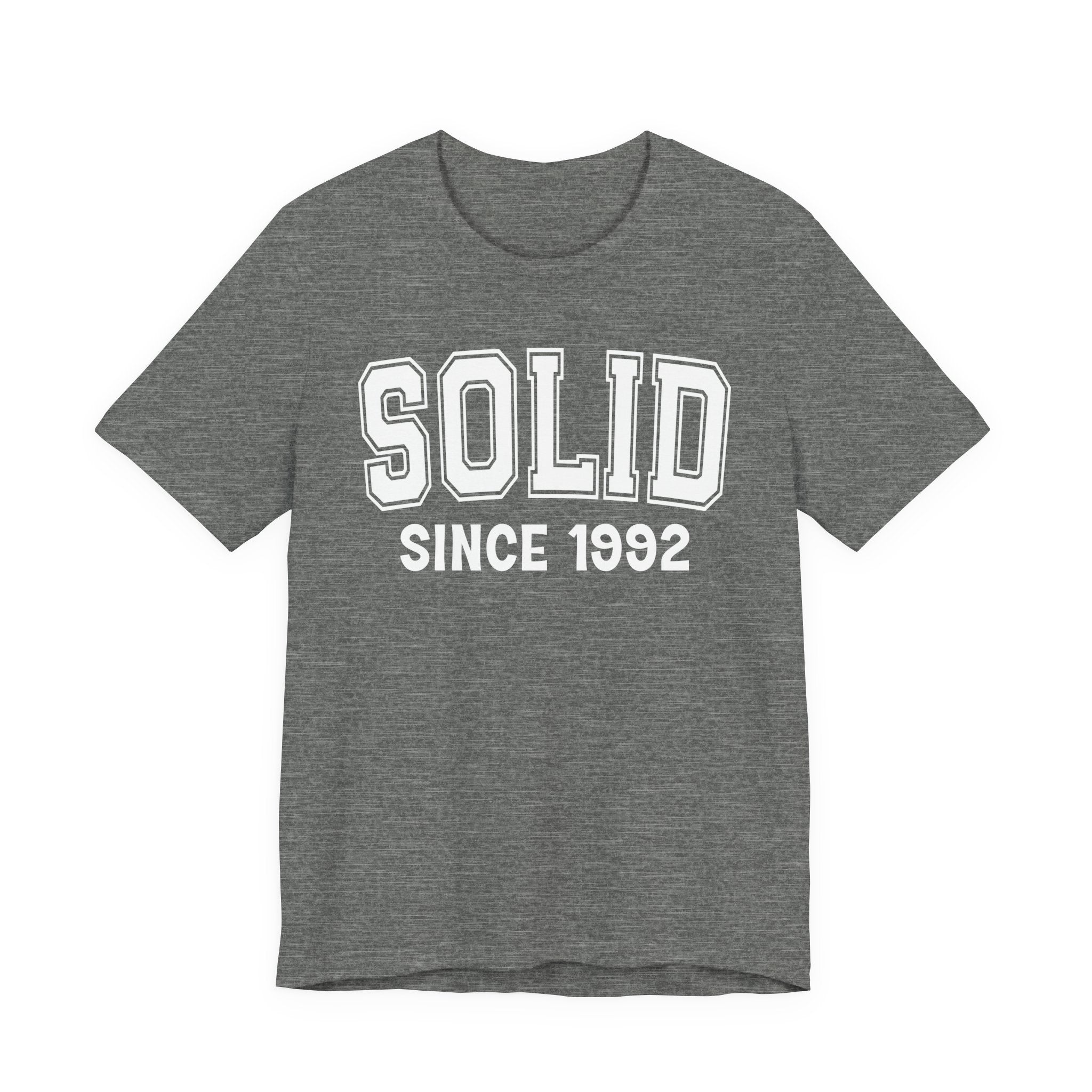 Solid Personalization T-Shirt - Add Your Special "Since Date"