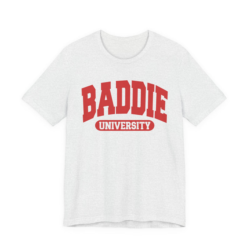 Baddie University — Retro Collegiate T-Shirt