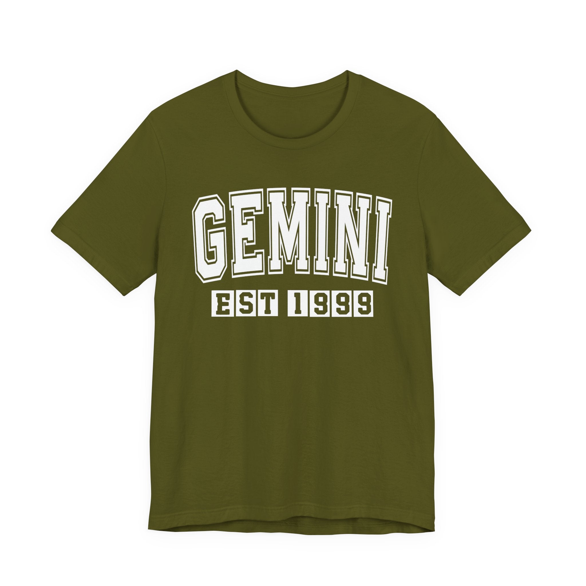 Gemini EST (YEAR) Personalization — Zodiac Birthday Tee Shirt