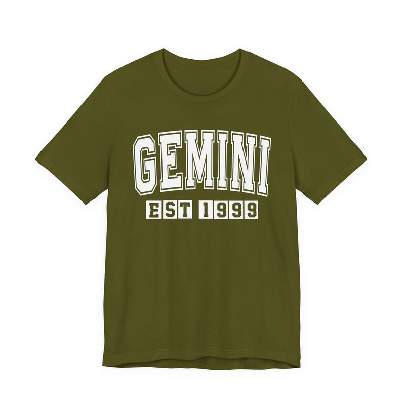 Gemini EST (YEAR) Personalization — Zodiac Birthday T-Shirt