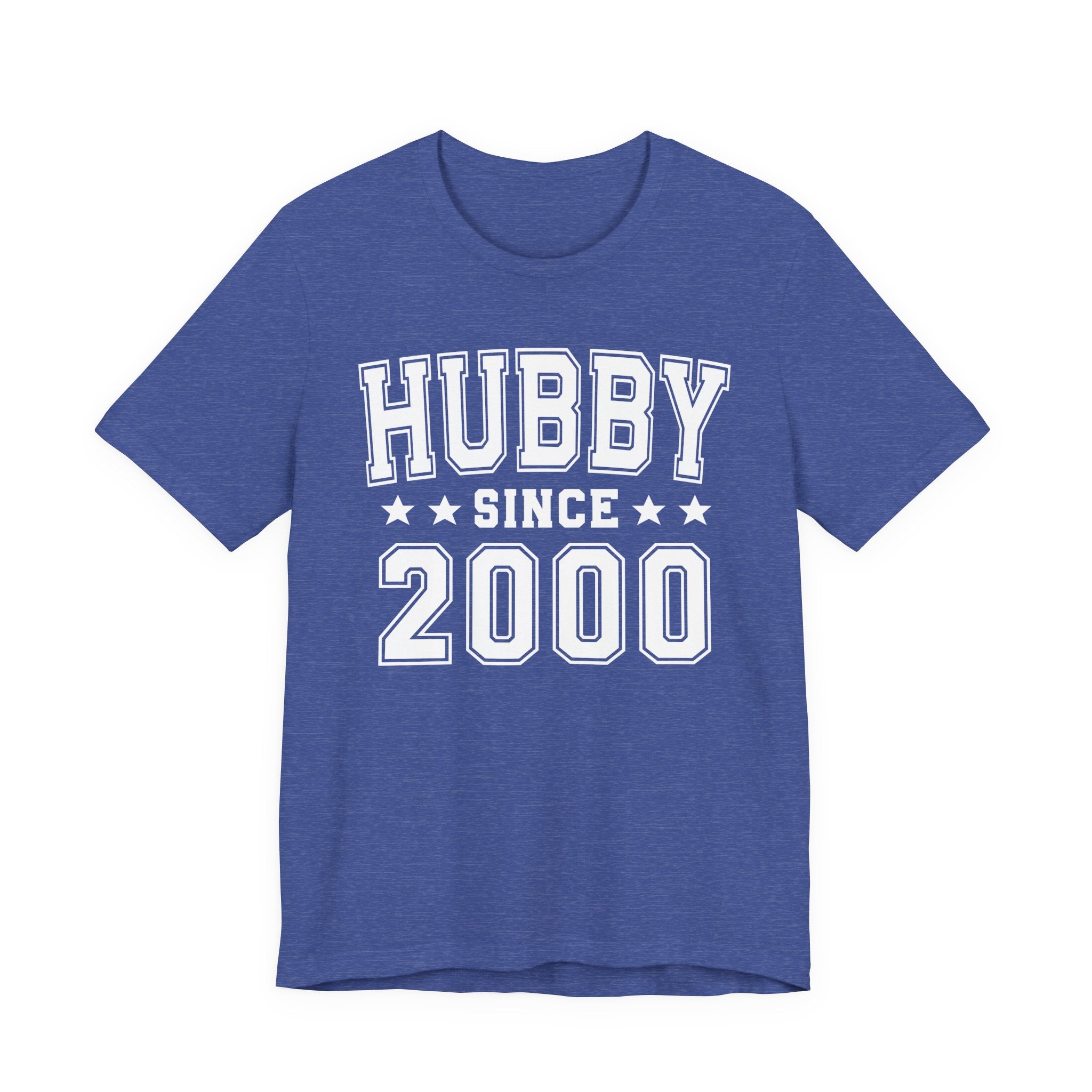 Hubby Since (Personalized Date) —  Husband/Married Couple T-shirt, Wedding & Anniversary Gift