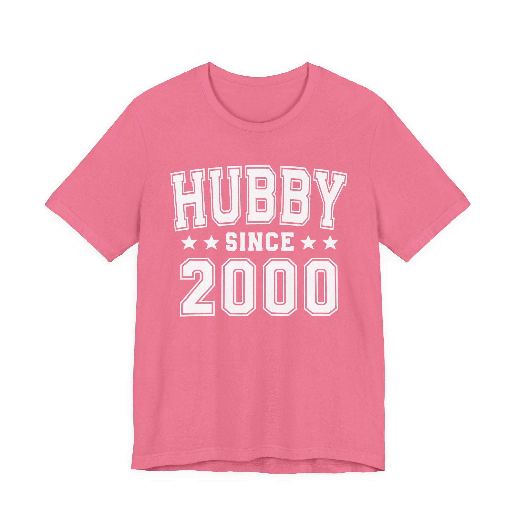 Hubby Since (Personalized Date) —  Husband/Married Couple T-shirt, Wedding & Anniversary Gift